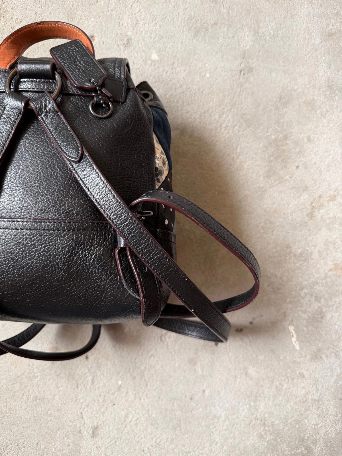 Coach Coach Canyon Quilt Patchwork Denim Backpack Size ONE SIZE - 8 Thumbnail