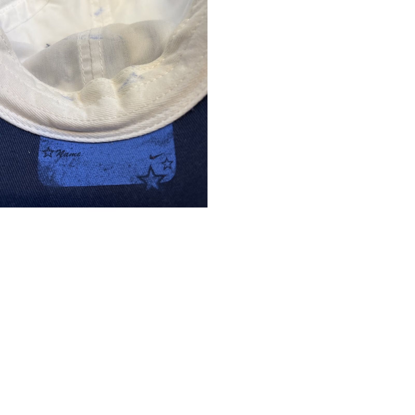 Nike VINTAGE RARE 90s Y2K Nike Soccer White/Blue Hat Adjustable StrapBack Cap Mens Baseball Cap White Adjustable Cap Size ONE SIZE - 9 Thumbnail