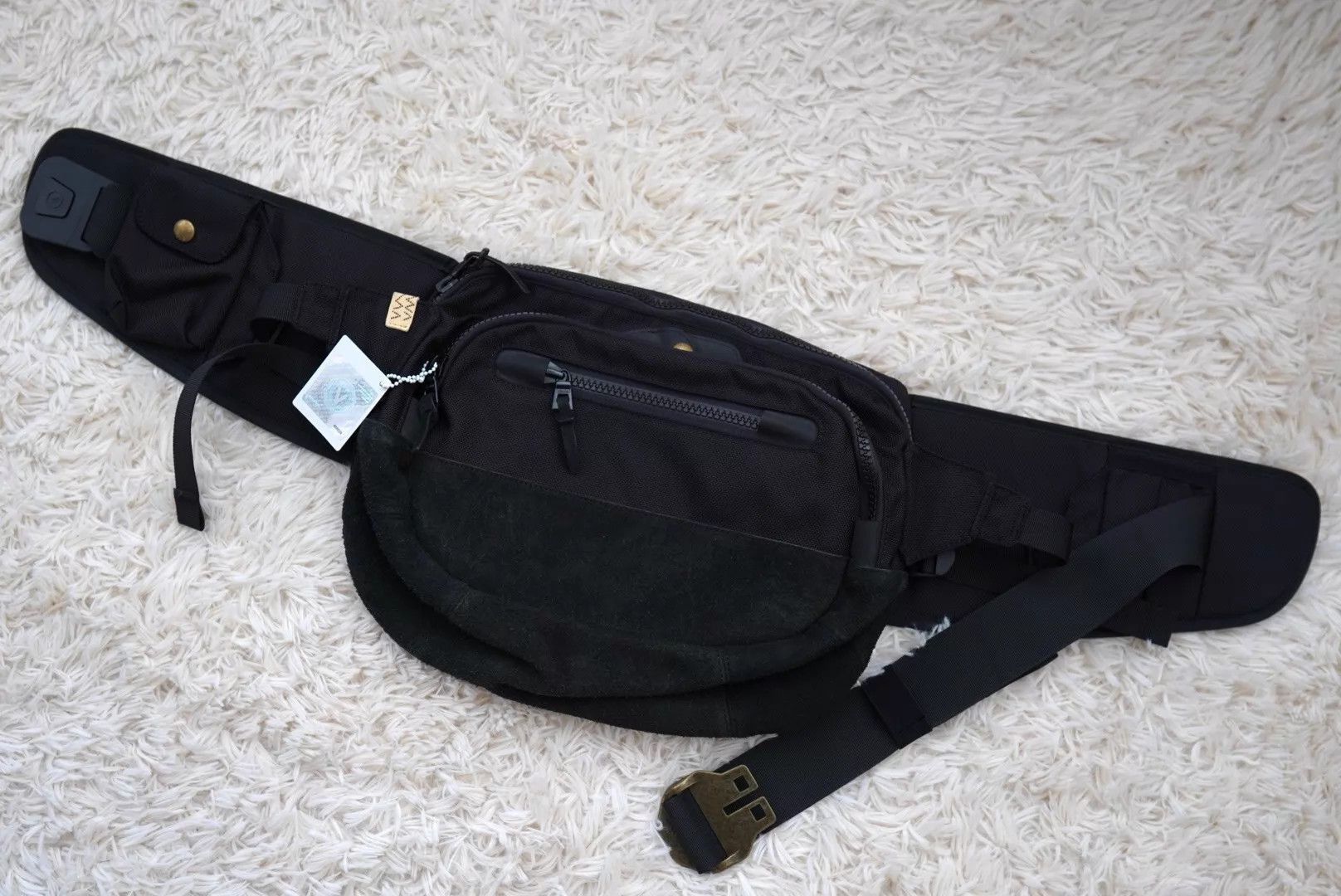 Visvim Black Belt Bag with Multiple Pockets Size ONE SIZE - 1 Thumbnail