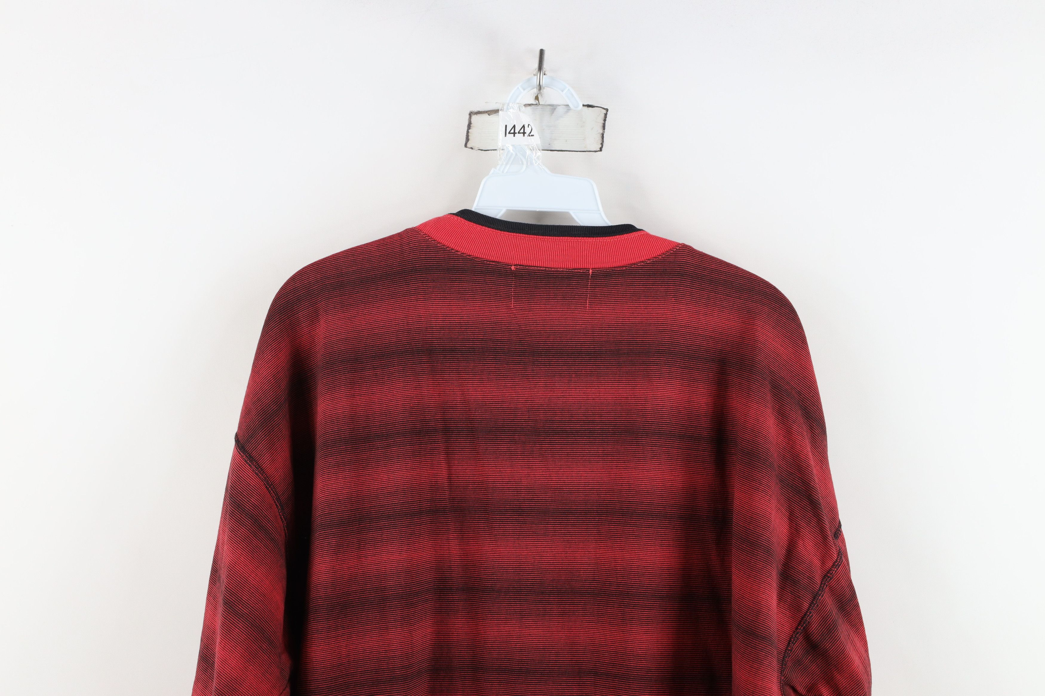 Vintage Vintage 90s Bugle Boy Baggy Fit 3/4 Sleeve T-Shirt Red Size US XL / EU 56 / 4 - 9 Thumbnail