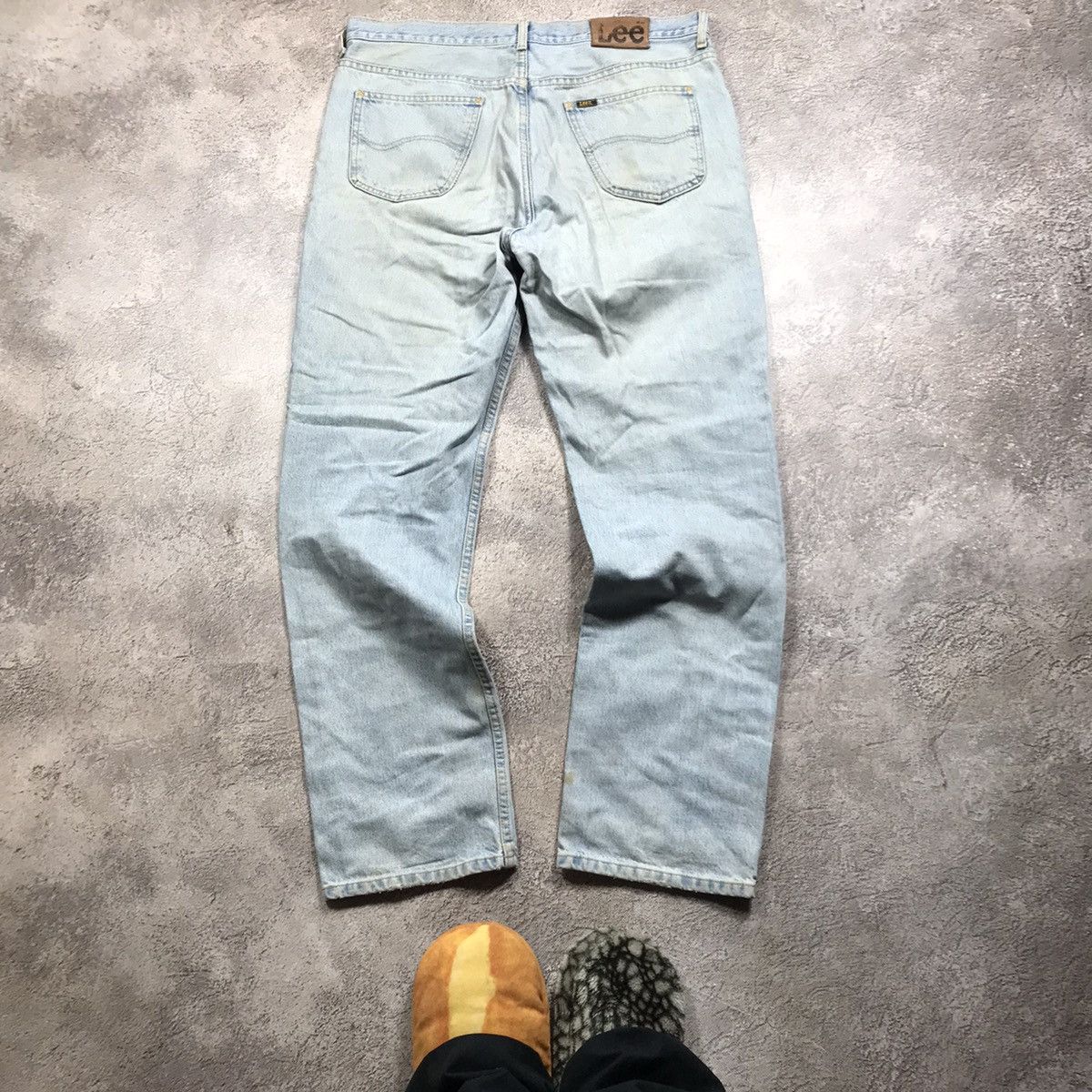 Vintage Vintage Lee Baggy Distressed Jeans Grunge 90s Thrashed 36 Size US 36 / EU 52 - 4 Thumbnail