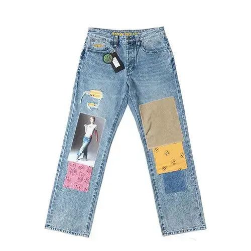 VIBE jeans Patch Design Pants Size US 36 / EU 52 - 1 Thumbnail