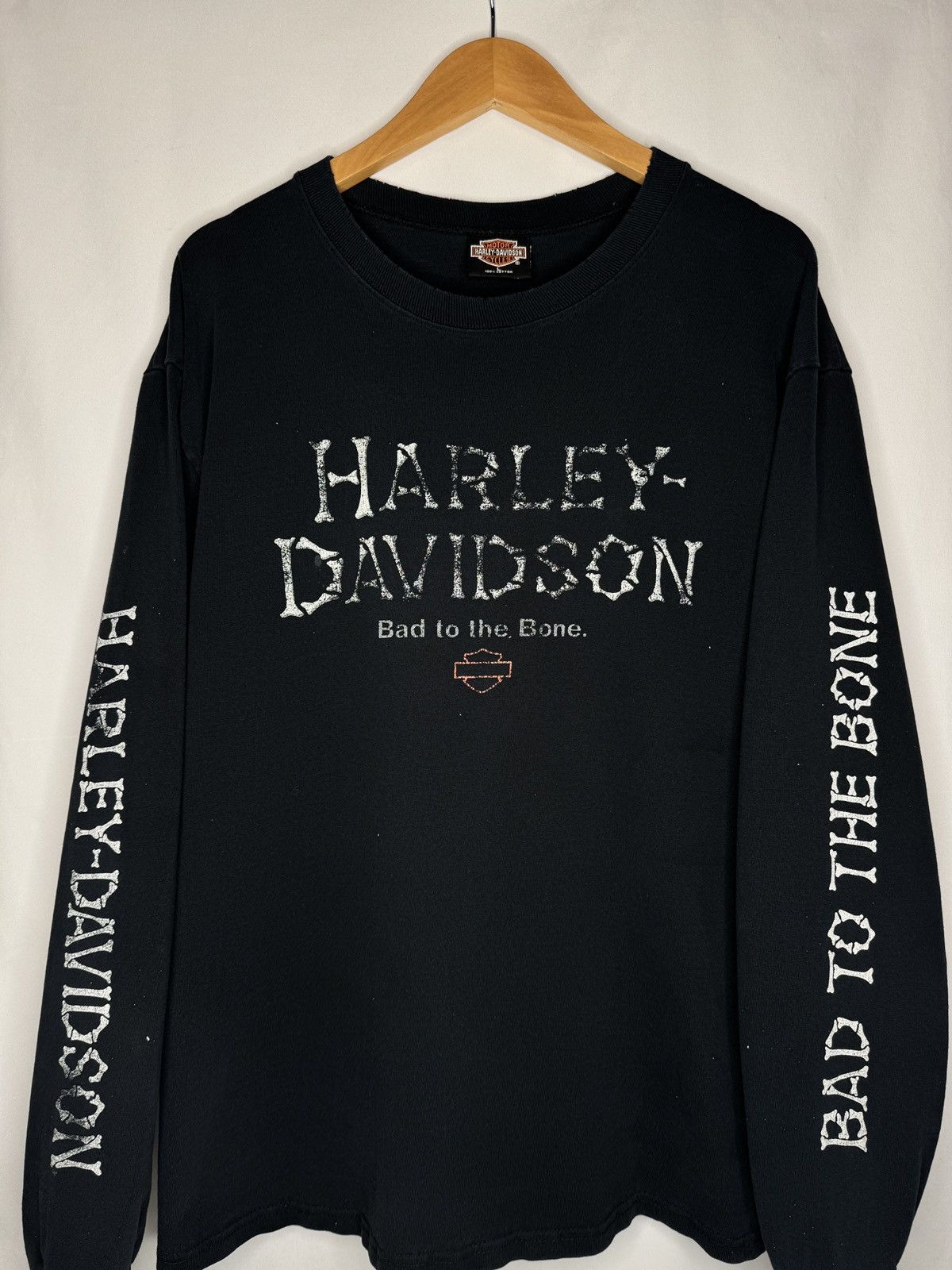 注目の Harley Davidson Bad To The Bone Shirt | Grailed トップス