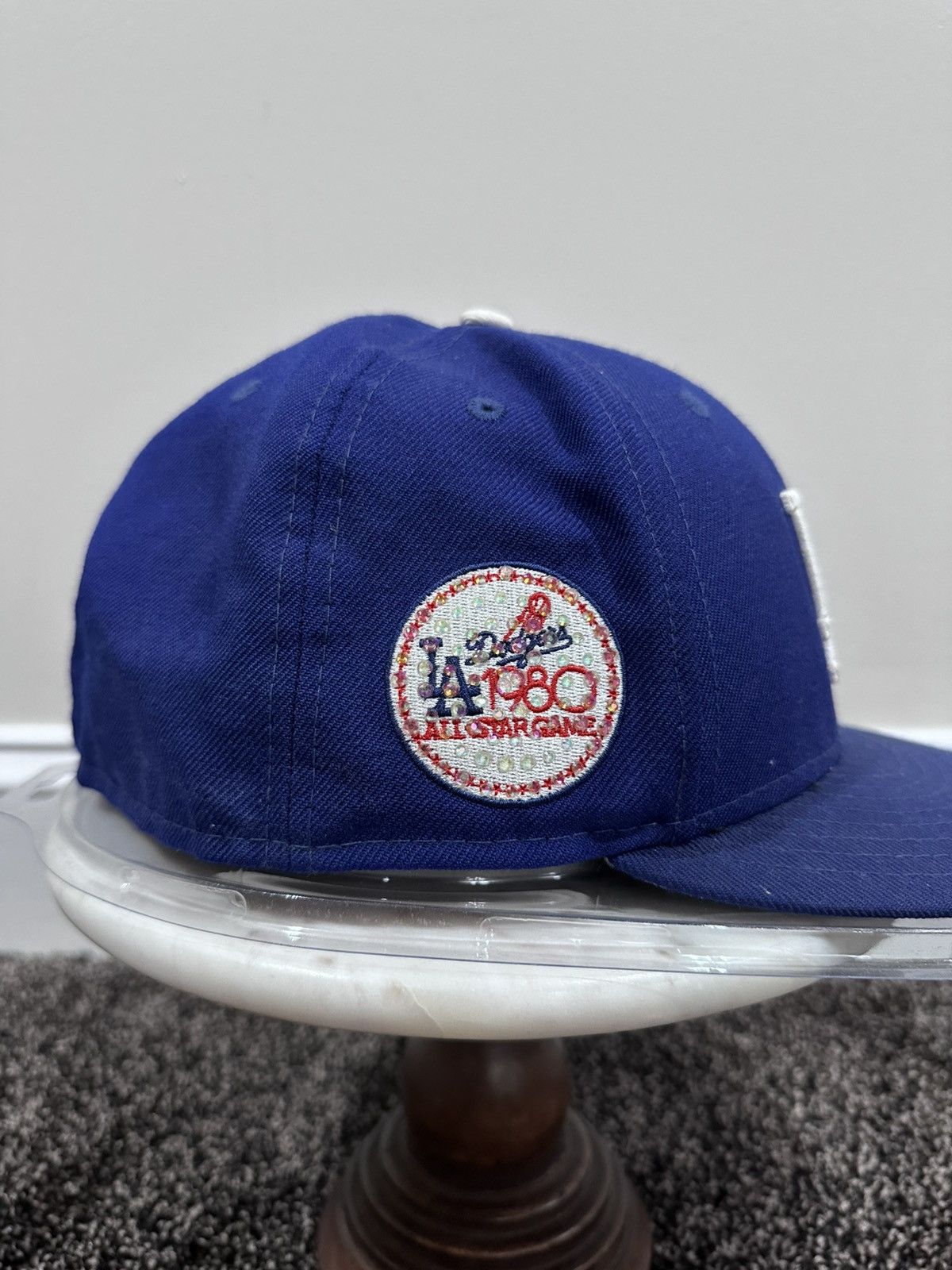 Gallery Dept. Gallery Dept Los Angeles LA Dodgers Blue G Patch Fitted Hat Size ONE SIZE - 6 Thumbnail