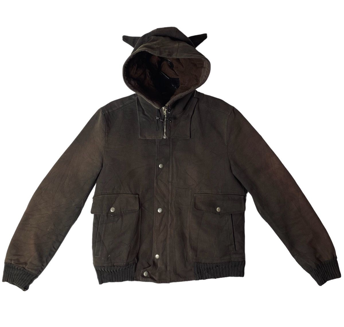 Hussein Chalayan AW 2005/2006 Shadows collection archive bomber jacket Size US S / EU 44-46 / 1 - 3 Thumbnail