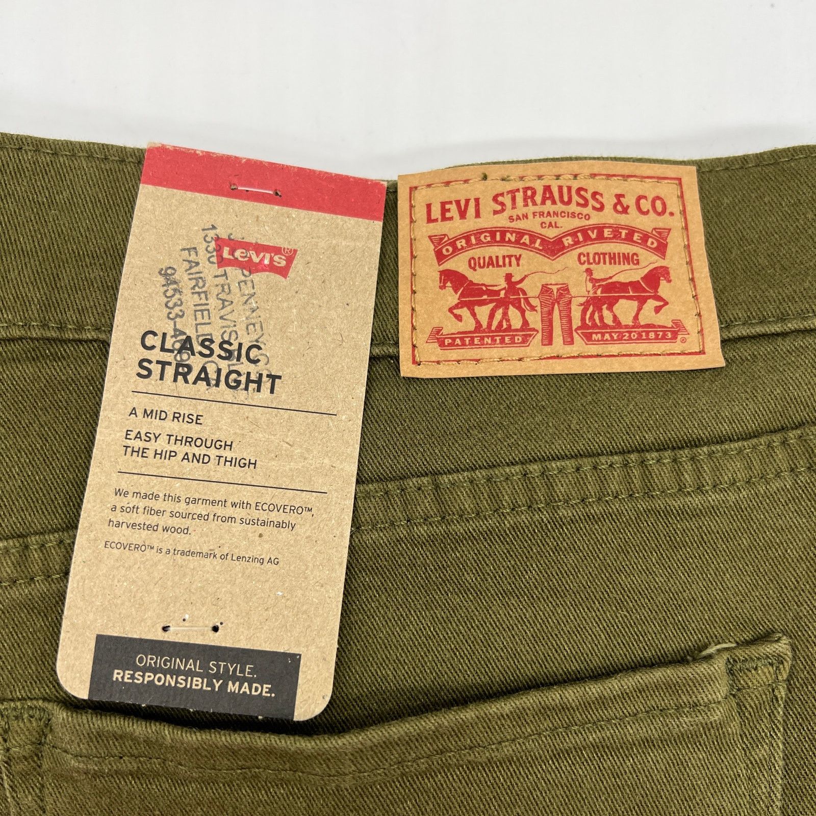 Levi's Levi's Womens Mid Rise Classic Straight Jean Size 16medium Size 38" / US 16 / IT 52 - 2 Thumbnail