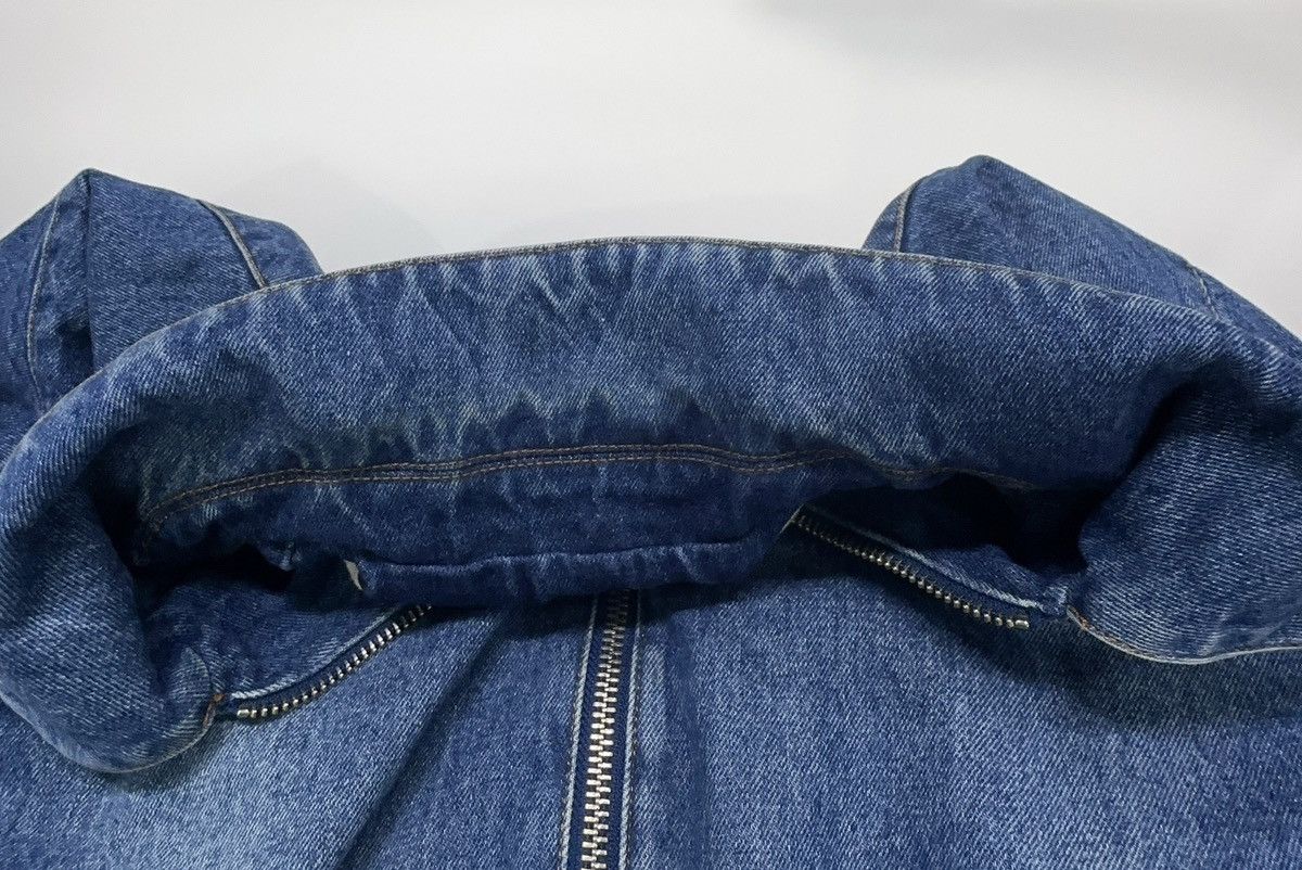 AMI AMI Paris Ami de Cœur Zipped Denim Jacket Size US XL / EU 56 / 4 - 5 Thumbnail