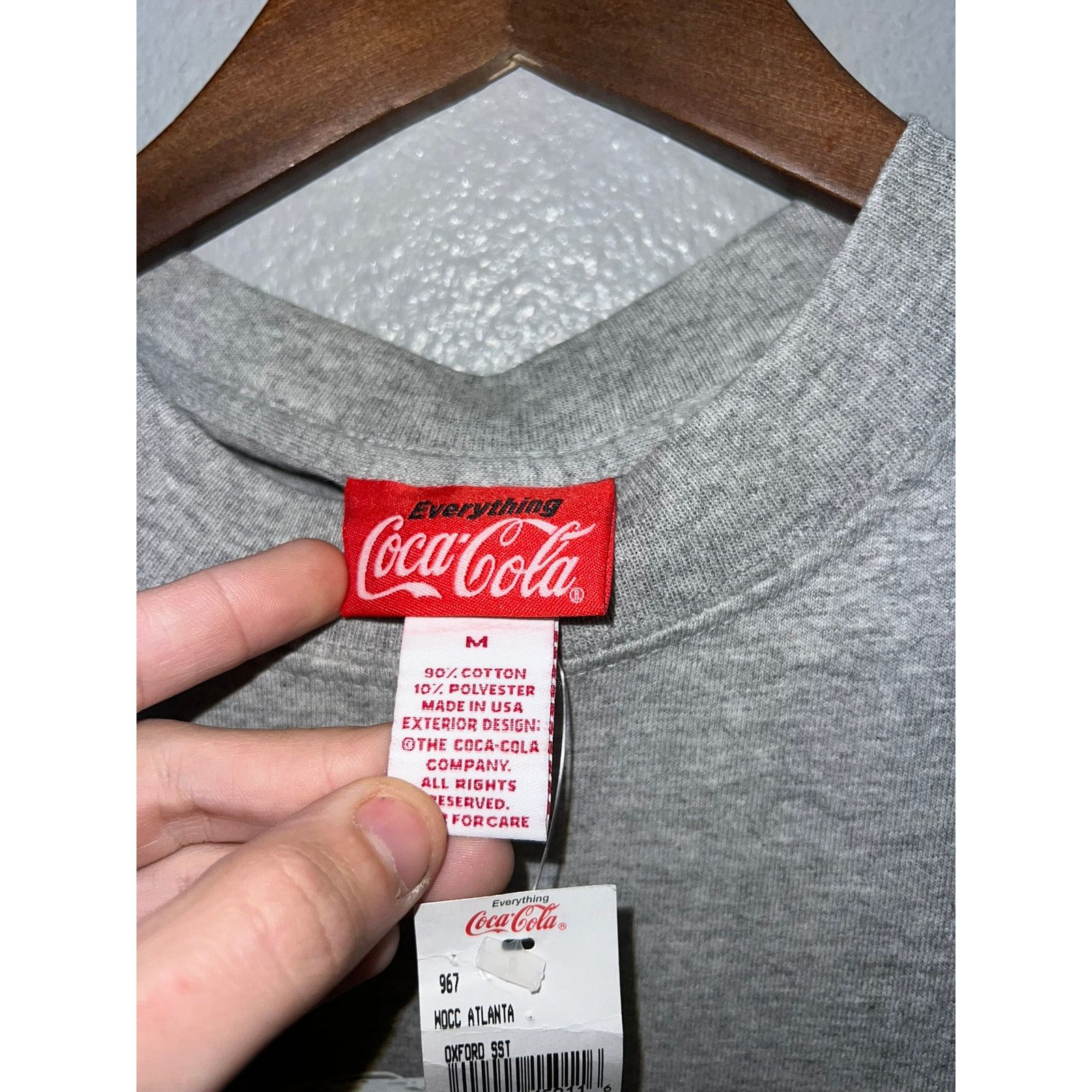 Coca Cola Vintage Coca-Cola Shirt World of Coke Atlanta Gray Tee VTG M Size US M / EU 48-50 / 2 - 7 Thumbnail
