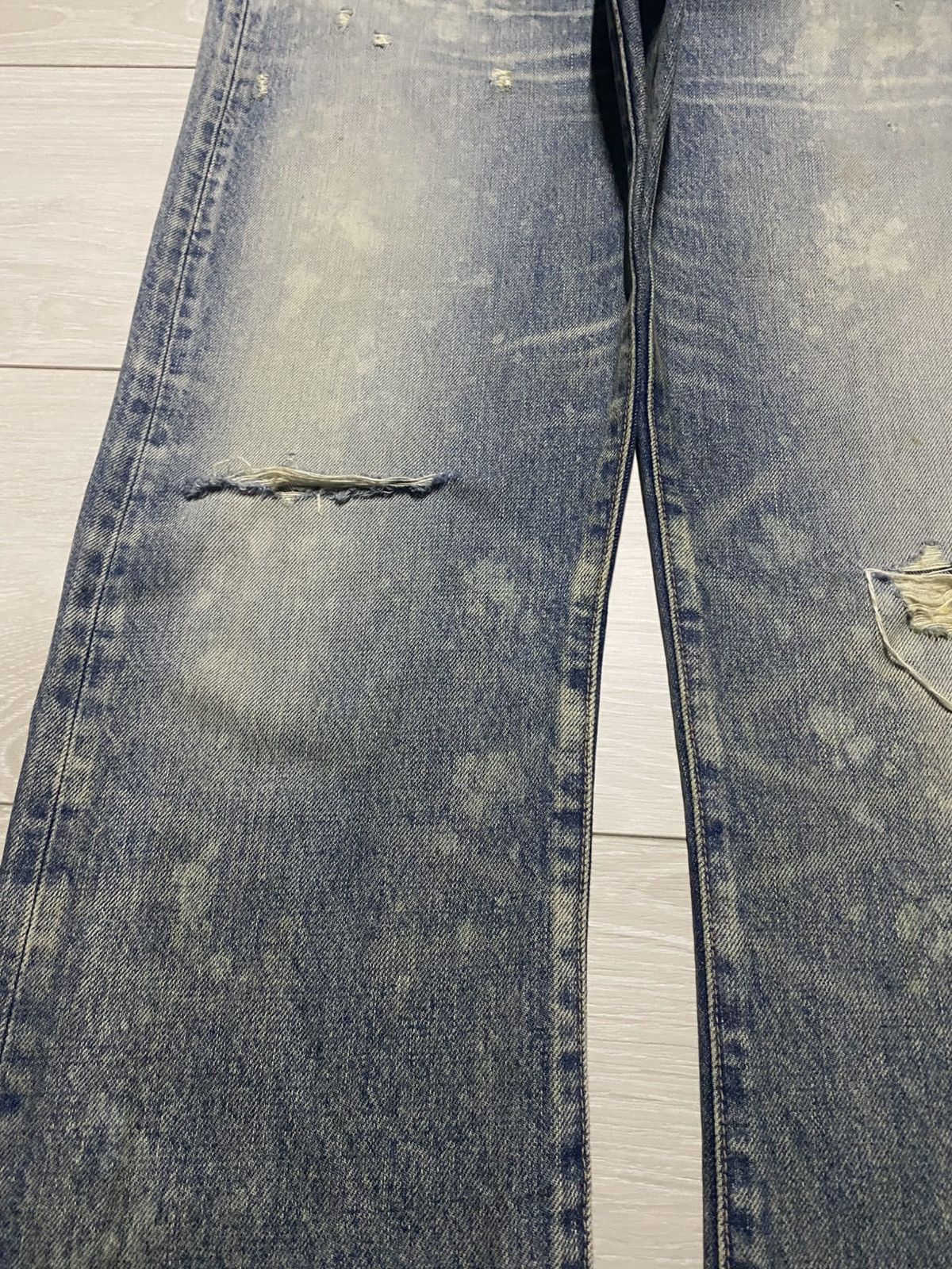 Japanese Brand Vintage Japanese Rna Bleach Distressed Loose Jeans Size US 32 / EU 48 - 7 Thumbnail