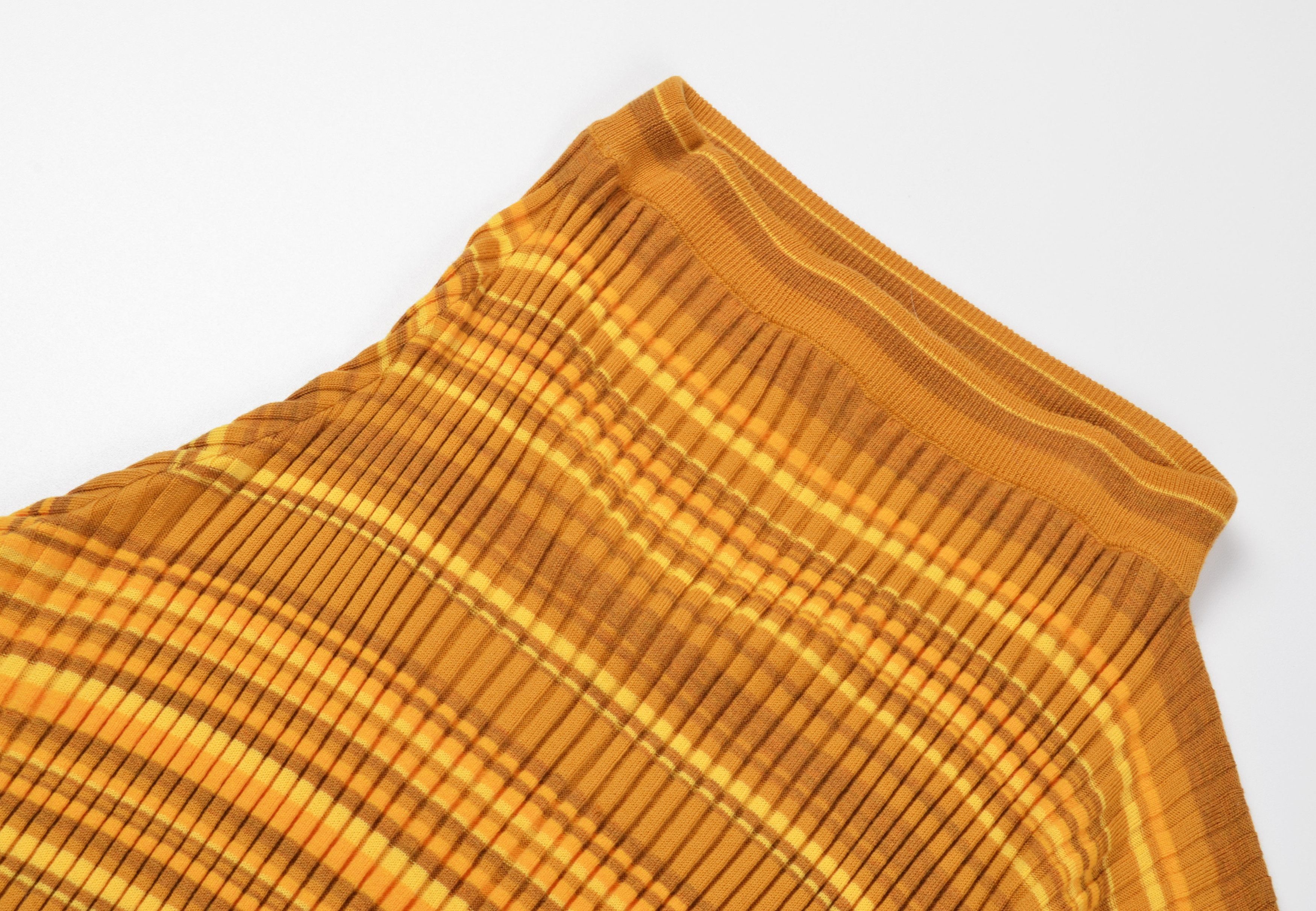 JW Anderson JW Anderson Wool Pleated Striped Asymmetric Draped Skirt Size 26" / US 2 / IT 38 - 5 Thumbnail