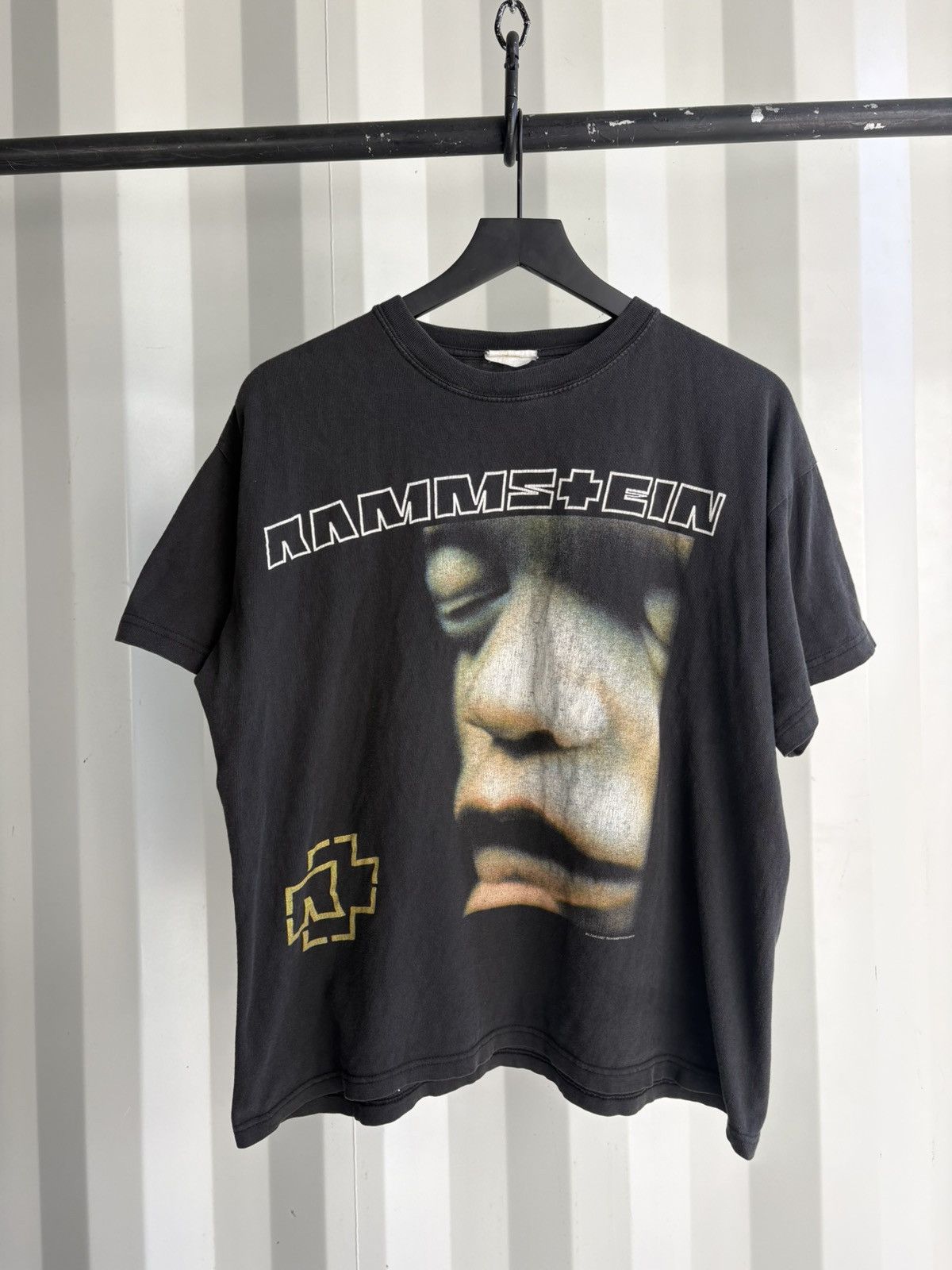 Band Tees Thrashed Rammstein Faded Distressed Shirt GRUNGE Band Size US L / EU 52-54 / 3 - 1 Thumbnail