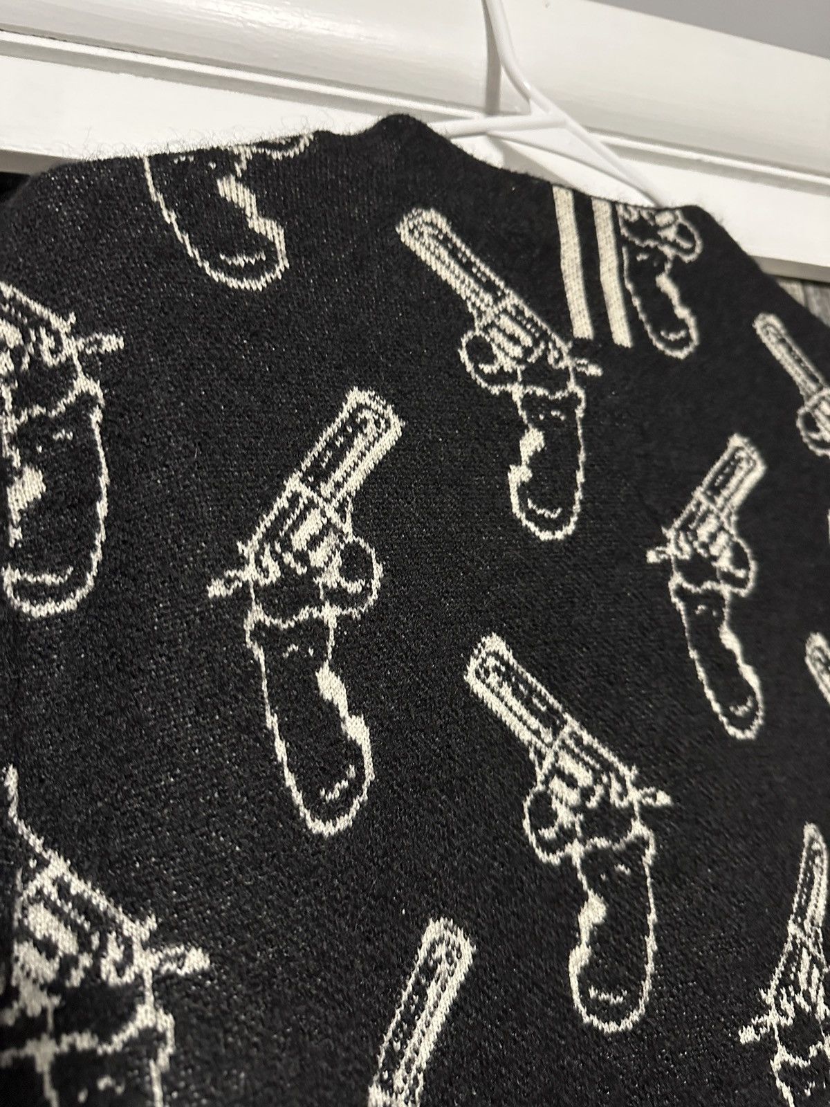 Saint Laurent Paris Mohair Wool Revolver Gun Pop Cardigan Size US XS / EU 42 / 0 - 5 Thumbnail