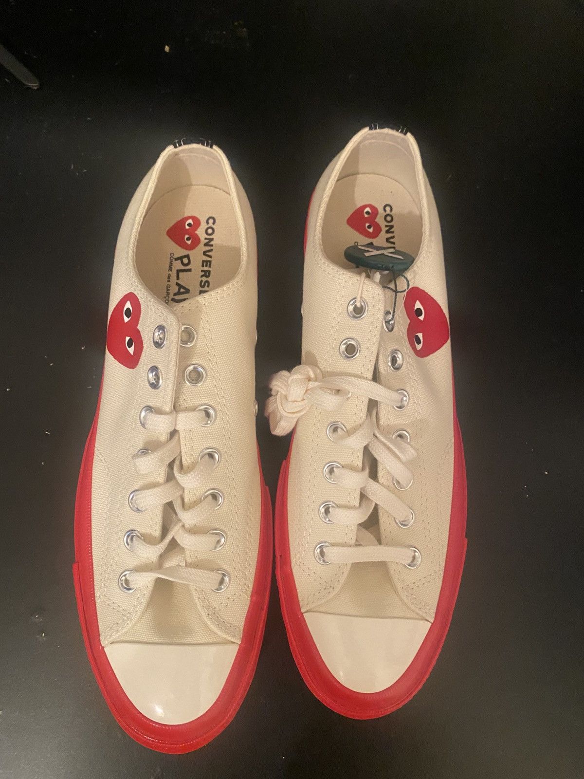 Comme des Garcons PLAY × Converse Converse Chuck Taylor All Star 70 Ox Comme des Garcons Egret Size US 10.5 / EU 43-44 - 4 Thumbnail