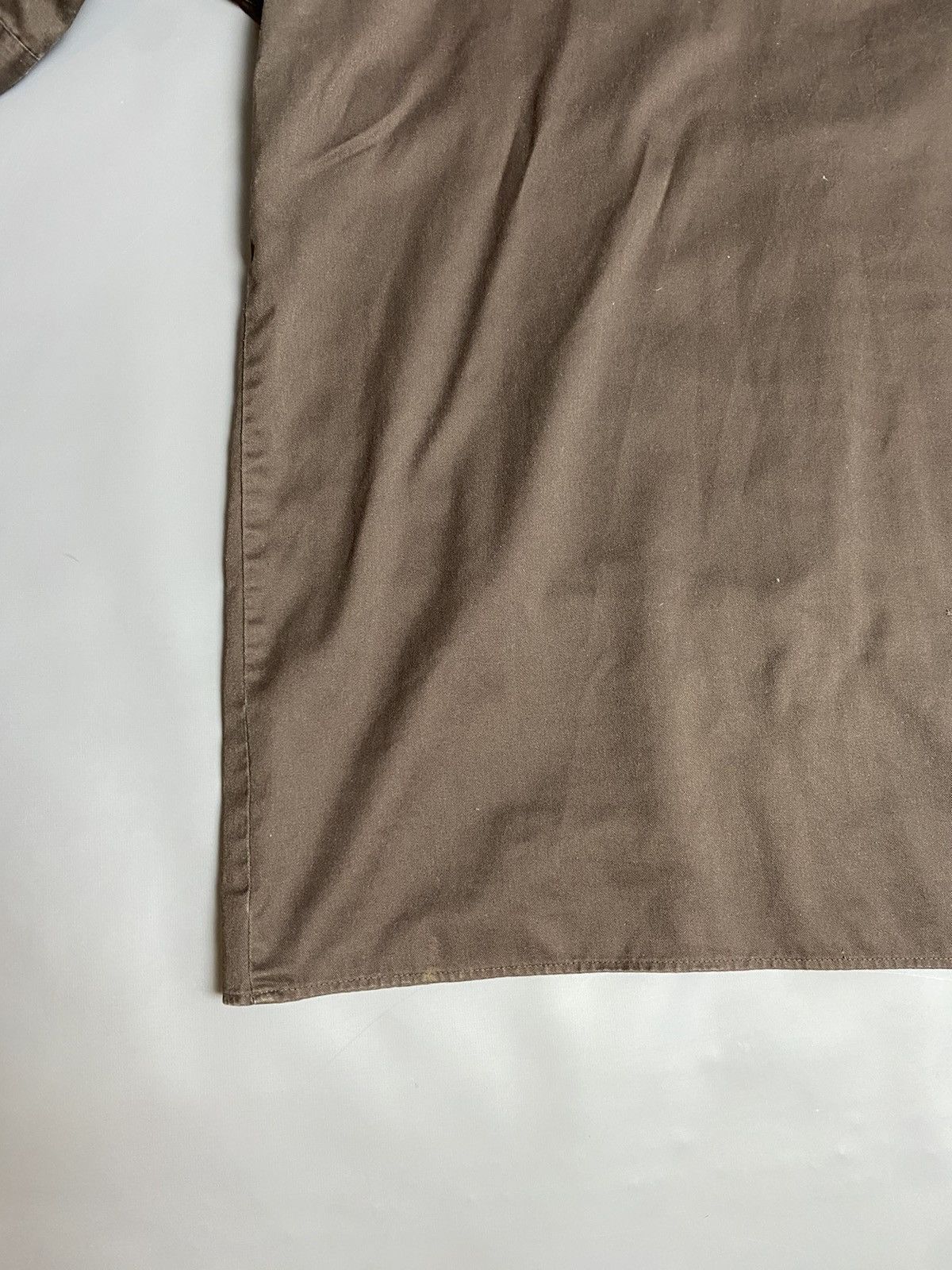 Dickies Vtg Dickies Work Faded Shirt Long Sleeve Brown/Khaki Size XL Size US XL / EU 56 / 4 - 20 Thumbnail