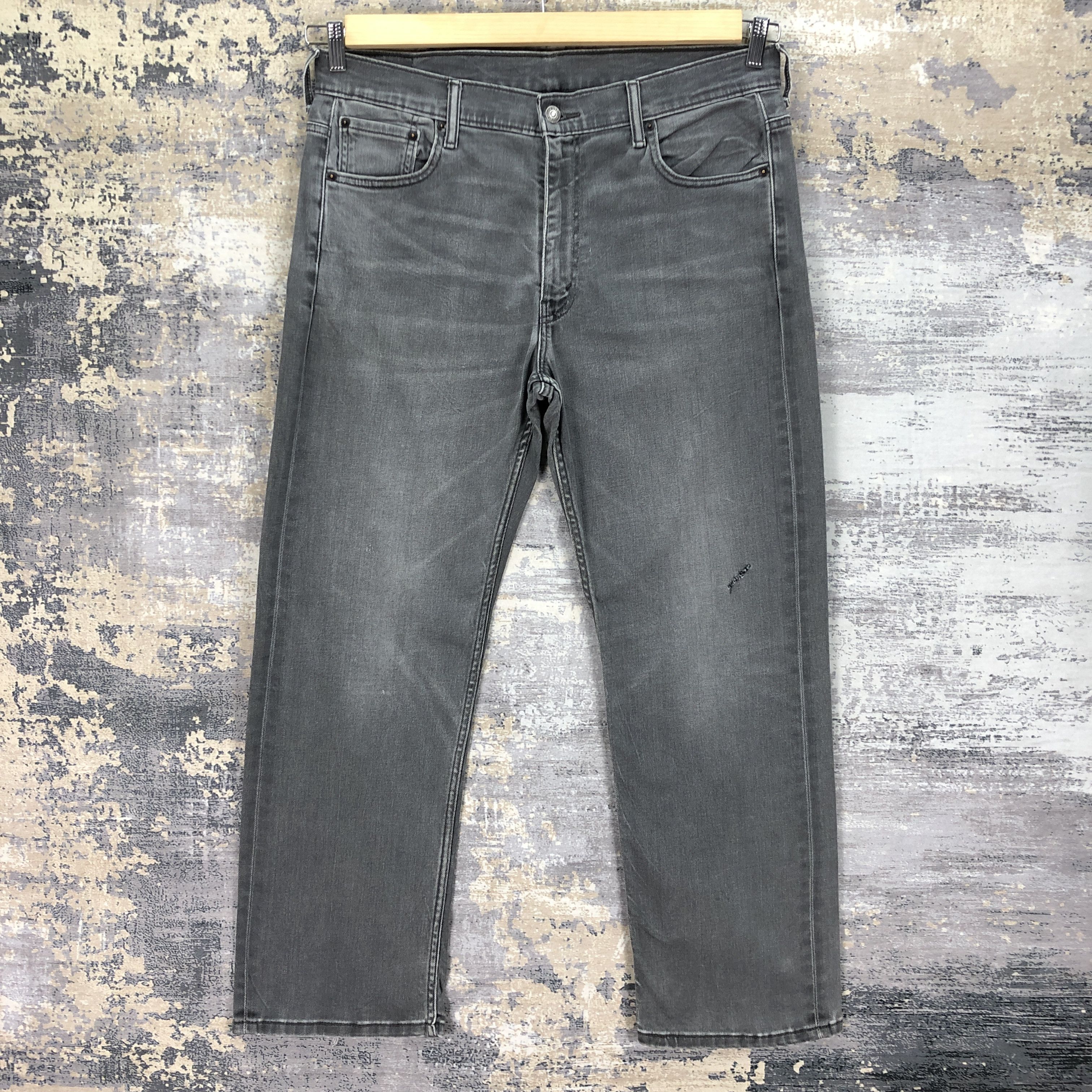 Levi's Vintage Y2K Levis 569 Baggy Denim Levi's Super Black Jeans Size US 36 / EU 52 - 1 Thumbnail