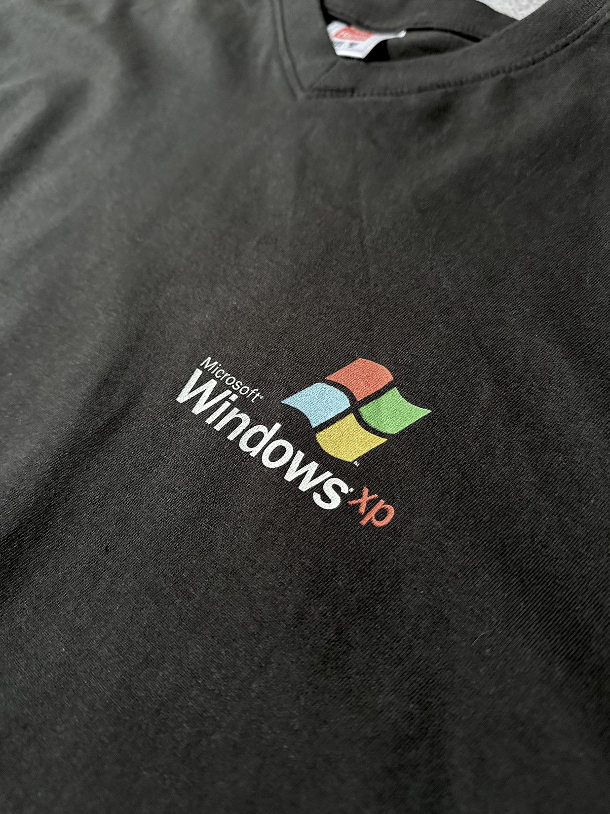 Apple × Microsoft × Playstation Vintage 2001 Windows XP Promo T-Shirt Size US XL / EU 56 / 4 - 4 Thumbnail