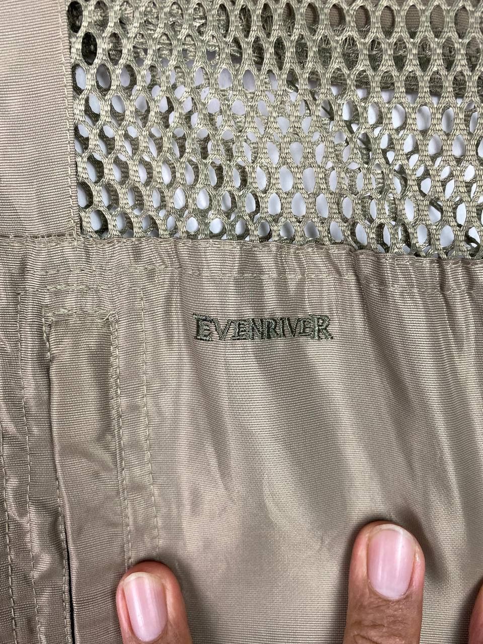 Japanese Brand vintage evenriver nylon net vest 3d pocket Size US L / EU 52-54 / 3 - 3 Thumbnail