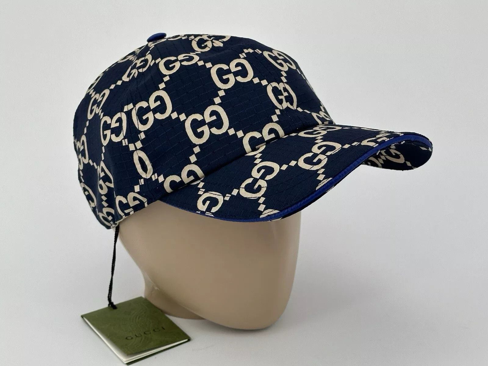 GUCCI グッチ　キャップ　XL 60cm 新品】GUCCI グッチ キャップ 帽子 ホワイト XLサイズ 60cm