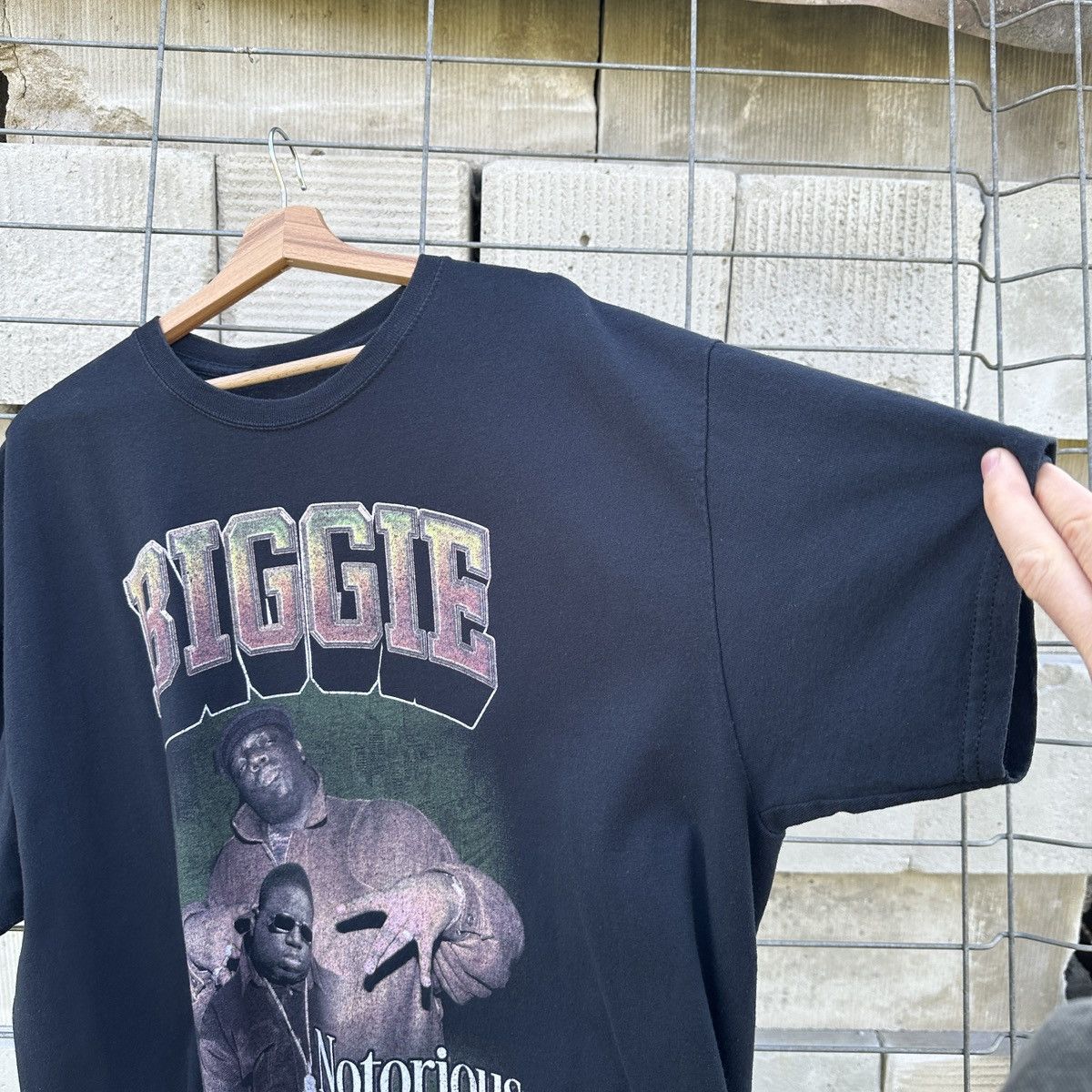 Rap Tees Vintage Biggie Notorious Thugs Rap Star Hype Rare Retro Y2K Size US XL / EU 56 / 4 - 5 Thumbnail