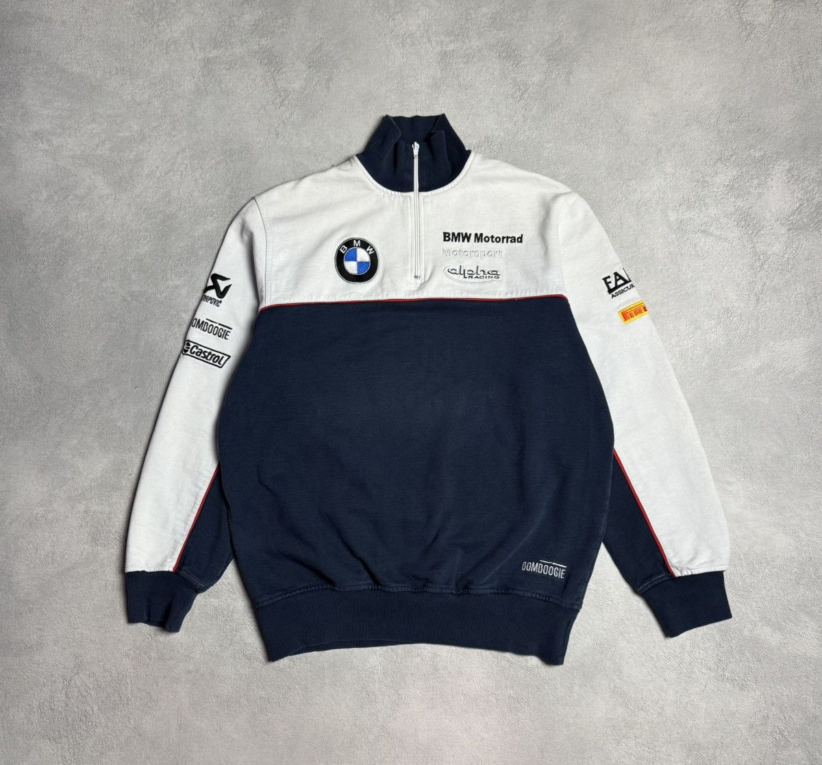 BMW BMW Motorrad Cotton 1/4 Zip Racing Sweatshirt Big Logo Size US L / EU 52-54 / 3 - 1 Thumbnail