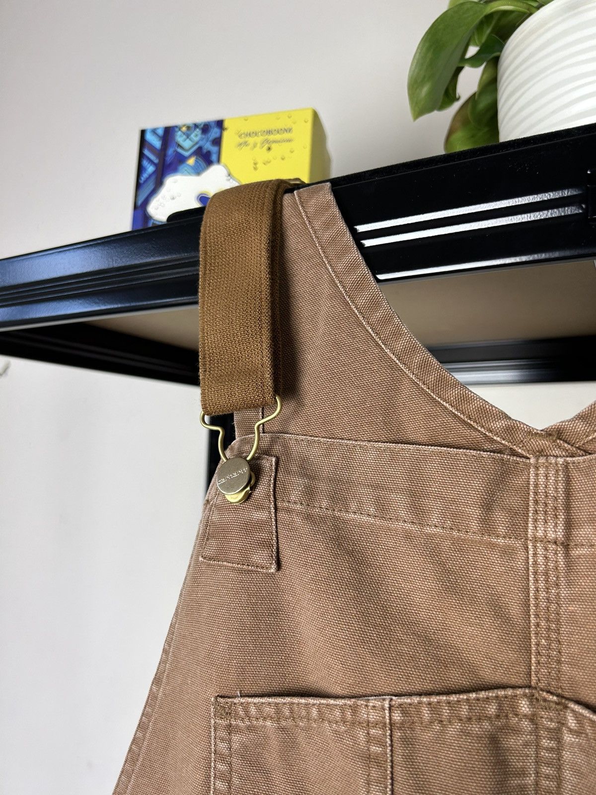 Carhartt × Vintage CARHARTT VINTAGE BOXY LOGO BAGGY FIT BIB OVERALS Size US 36 / EU 52 - 4 Thumbnail