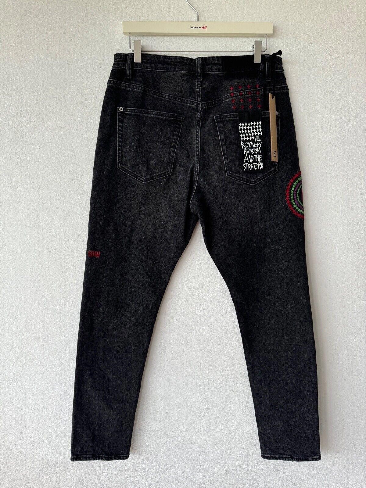 Ksubi new Ksubi mens denim jean wolfgang 32 static black grey slim Size US 32 / EU 48 - 5 Thumbnail