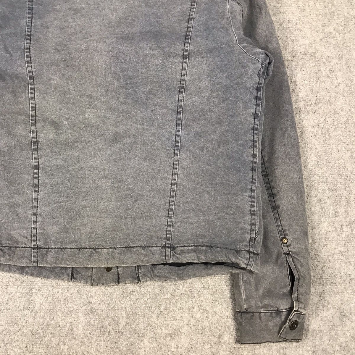 Dolce & Gabbana × Vintage OG DOLCE & GABBANA D&G GRAY BLUE SUN FADED BUTTON JACKET Size US M / EU 48-50 / 2 - 11 Thumbnail