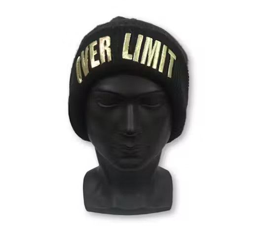 image of Over Limit Spellout Beanie Hat, Men's