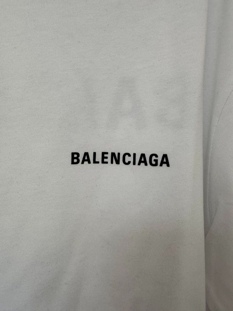 Balenciaga Balenciaga Logo White Short Sleeve Size US XS / EU 42 / 0 - 2 Thumbnail