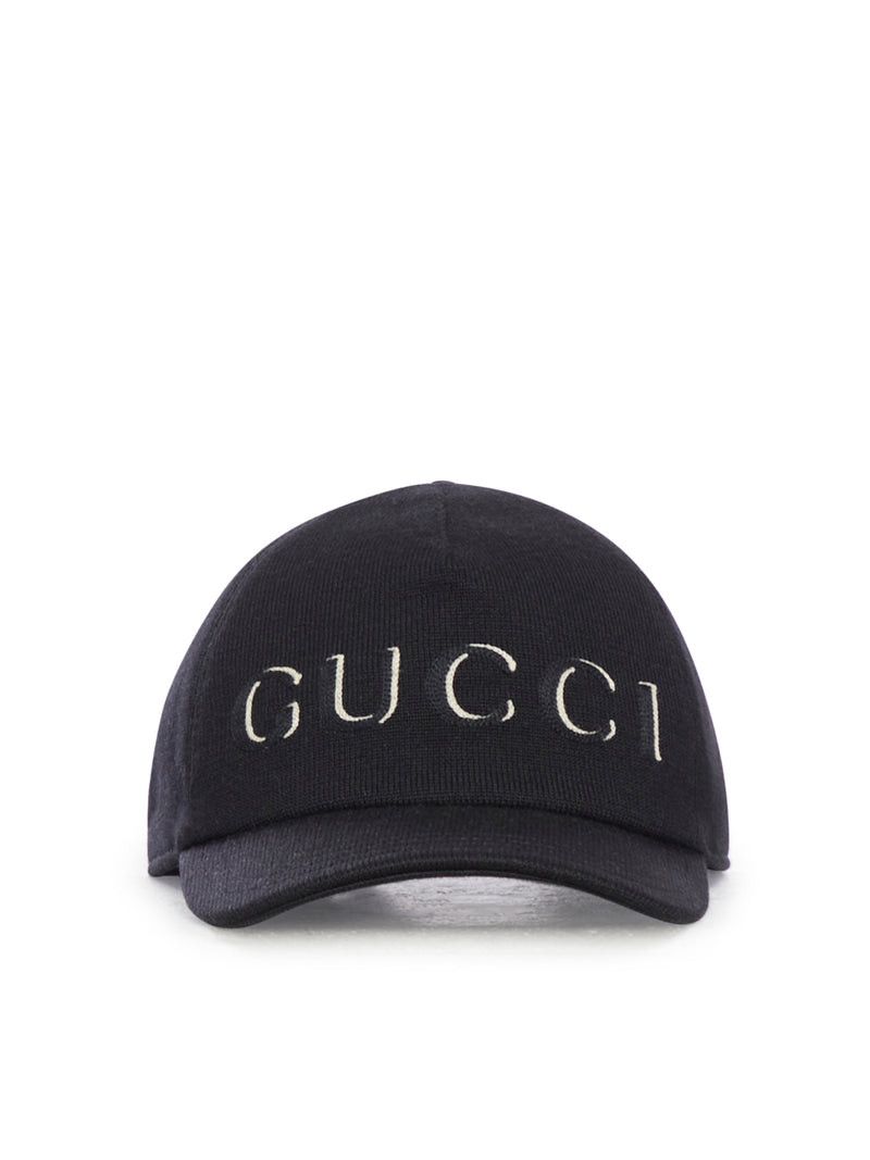 Gucci EMBROIDERED WOOL BASEBALL CAP Size ONE SIZE - 1 Thumbnail