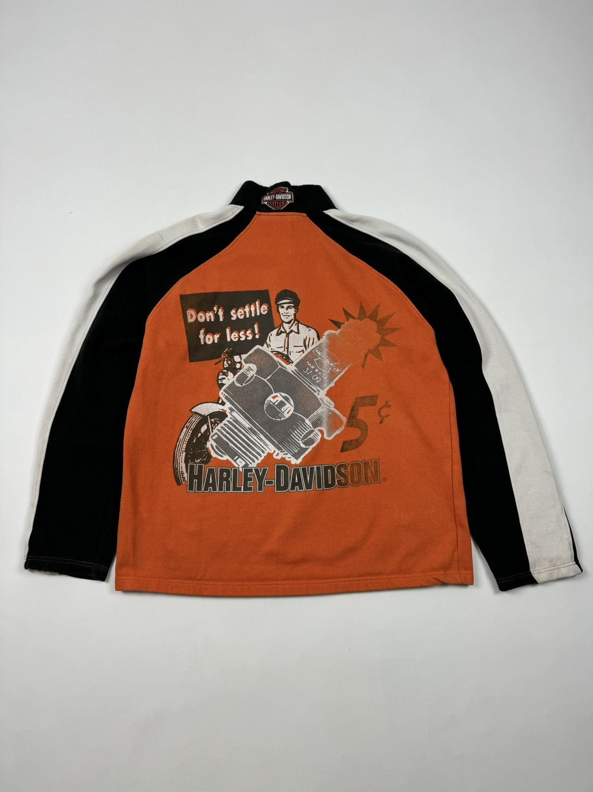 Vintage Vintage Harley Davidson Don't Settle For Less Size US L / EU 52-54 / 3 - 1 Thumbnail