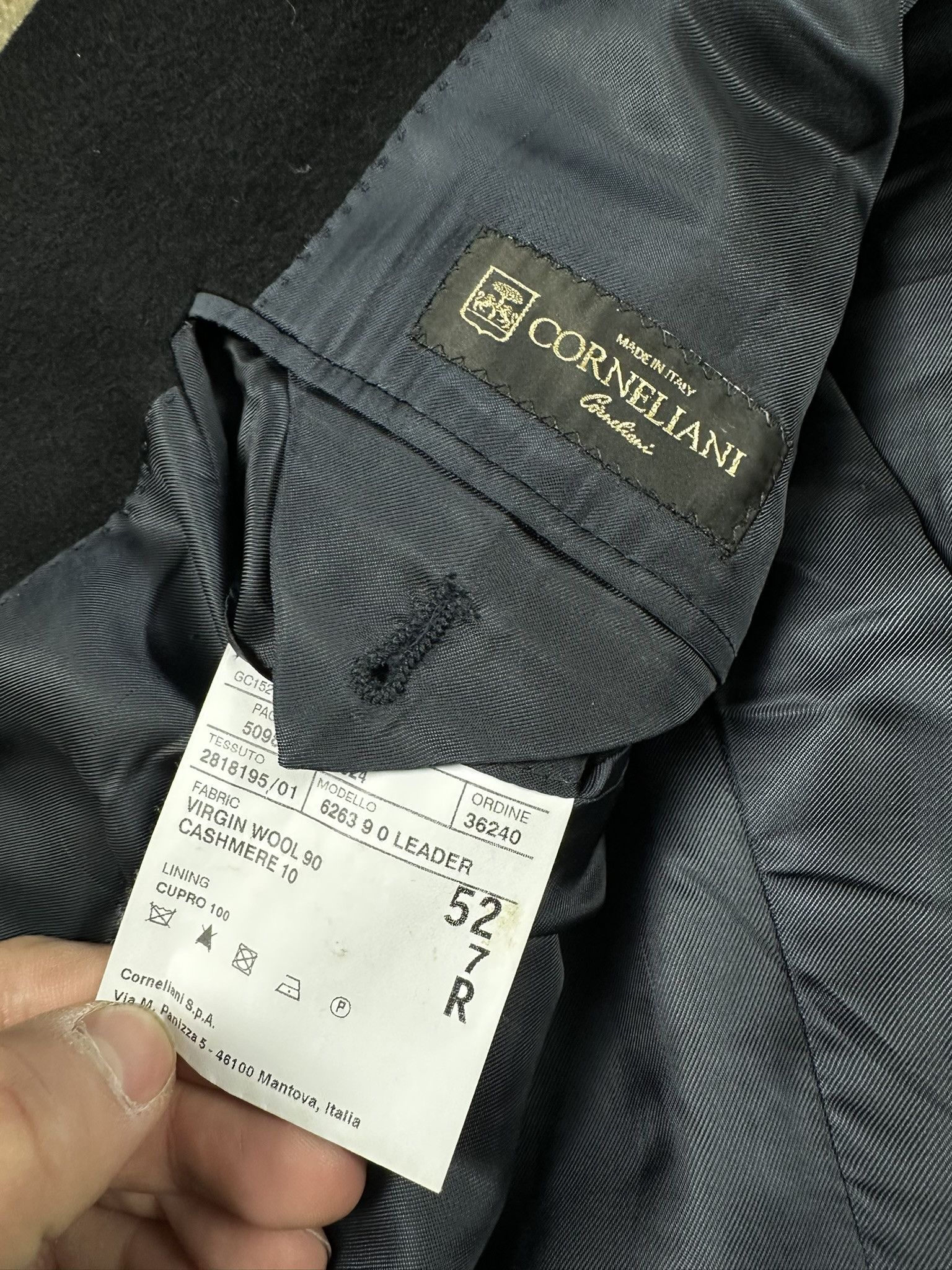 Corneliani Corneliani Wool & Cashmere Blazer Size 52R - 5 Thumbnail