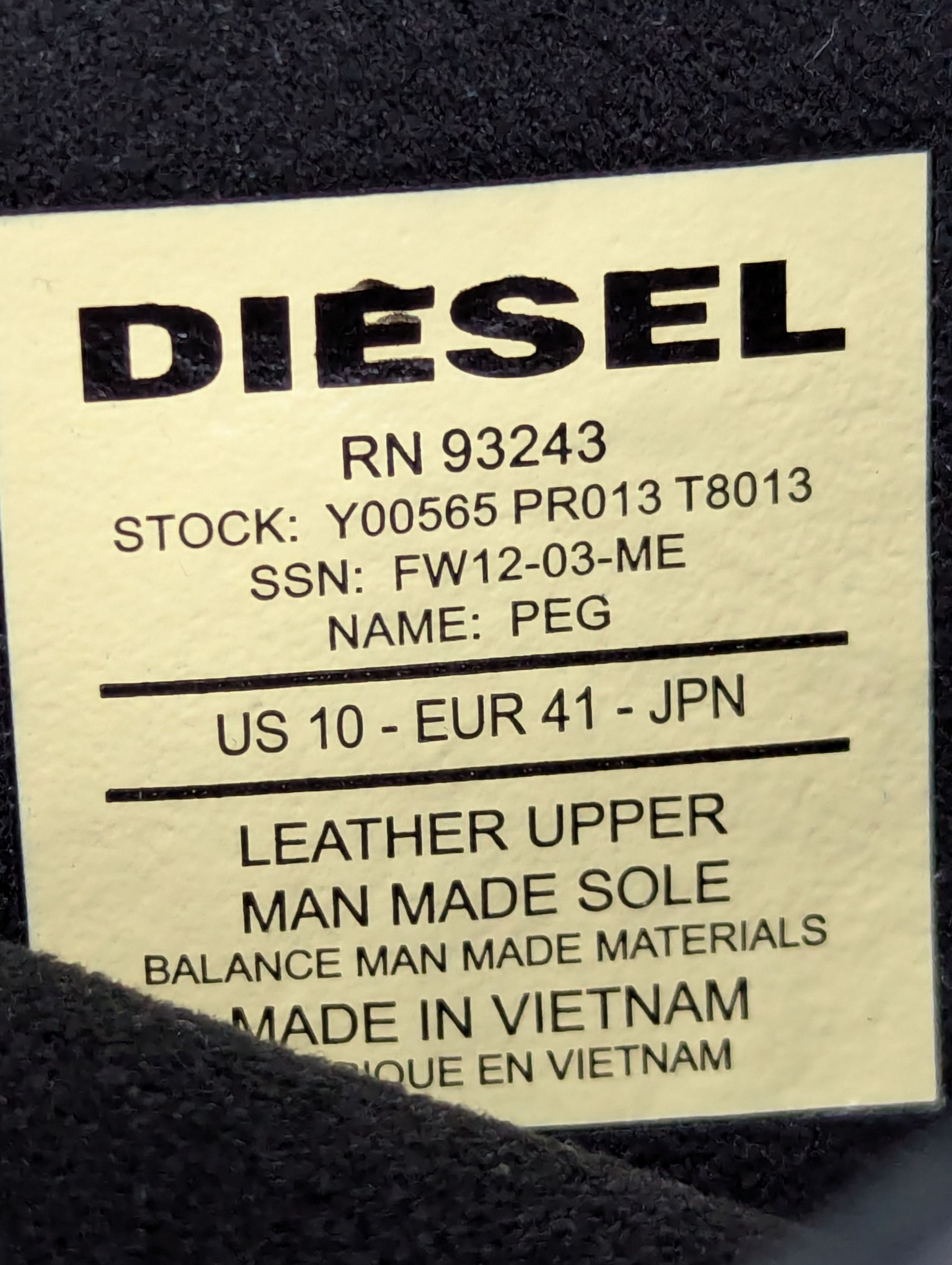 Diesel DIESEL Women's High Leather Dark Gray Distressed Y2K Boots Size US 10 / IT 40 - 13 Thumbnail