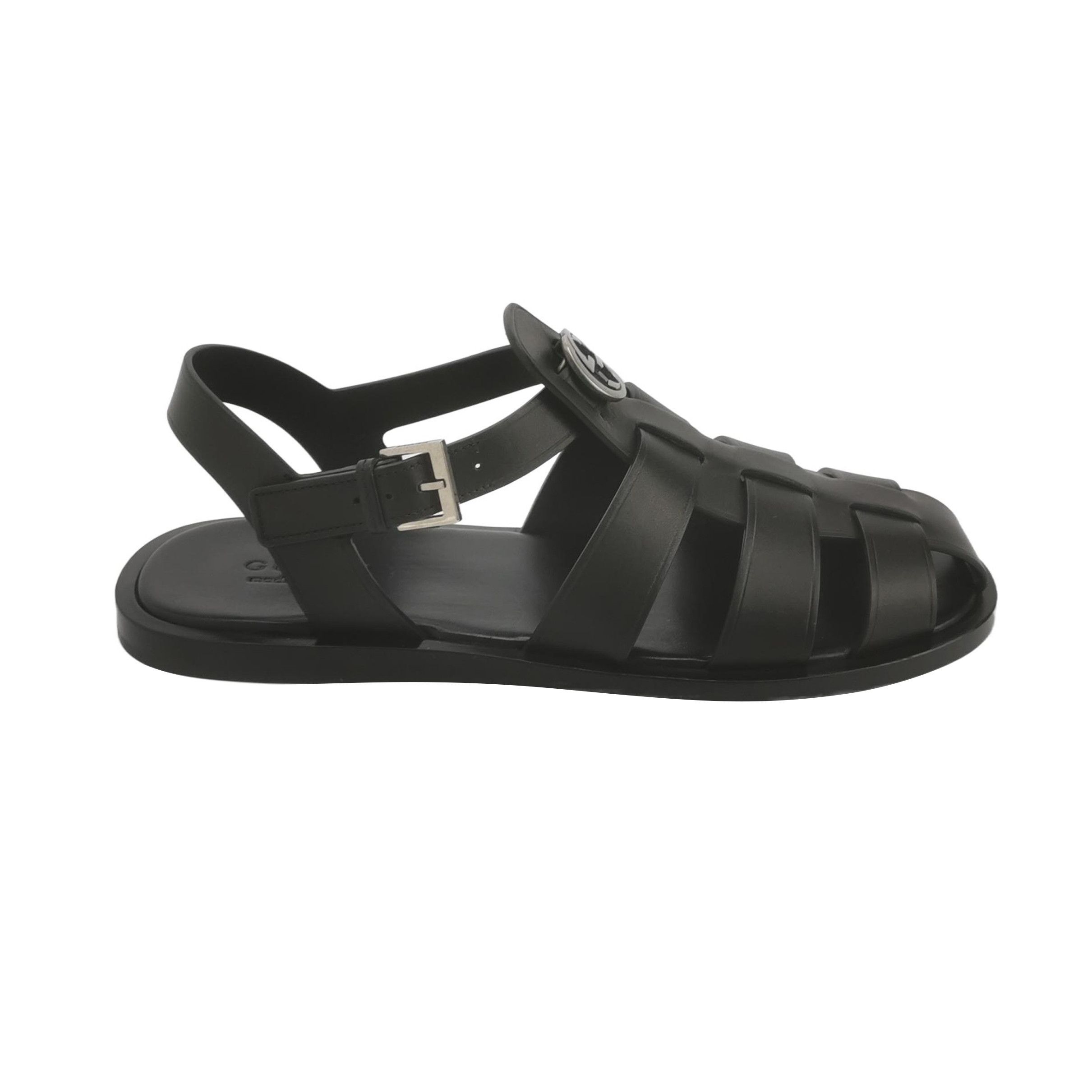 Gucci Gucci Interlocking G Leather Caged Sandals 44 Size US 11 / EU 44 - 1 Thumbnail
