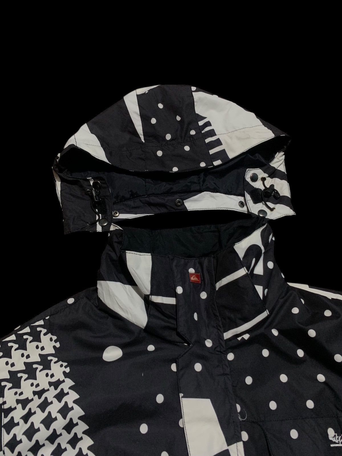 Quicksilver × Quiksilver Quicksilver black white snow jacket Size US M / EU 48-50 / 2 - 12 Thumbnail