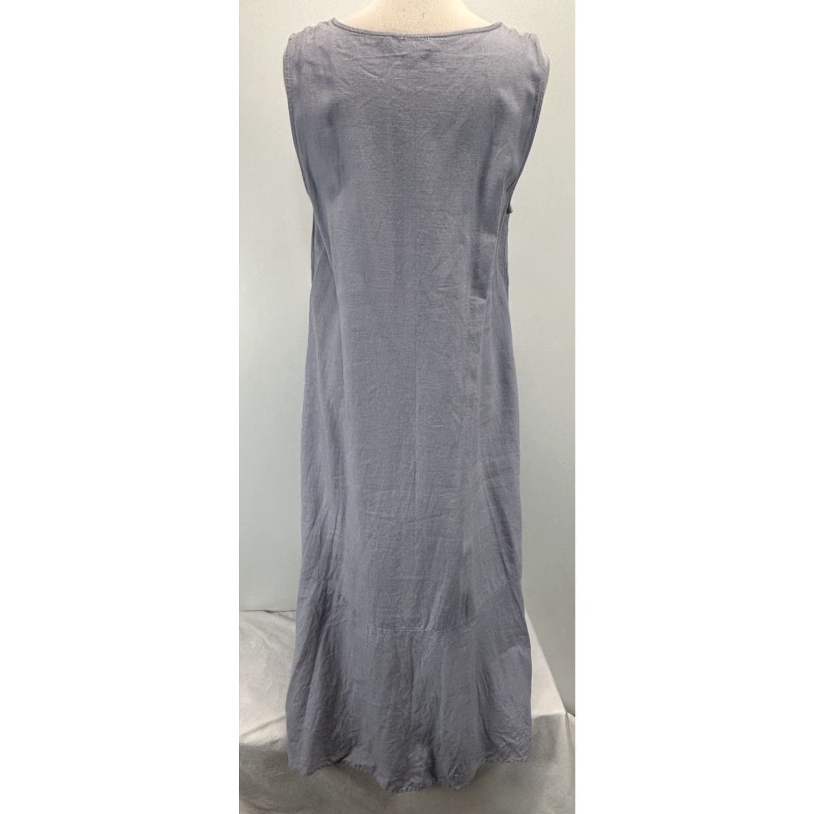 Cynthia Rowley Cynthia Rowley Dress Women’s XL Purple Hi Low Maxi Flounce Coastal Linen Blend Size XL / US 12-14 / IT 48-50 - 3 Thumbnail