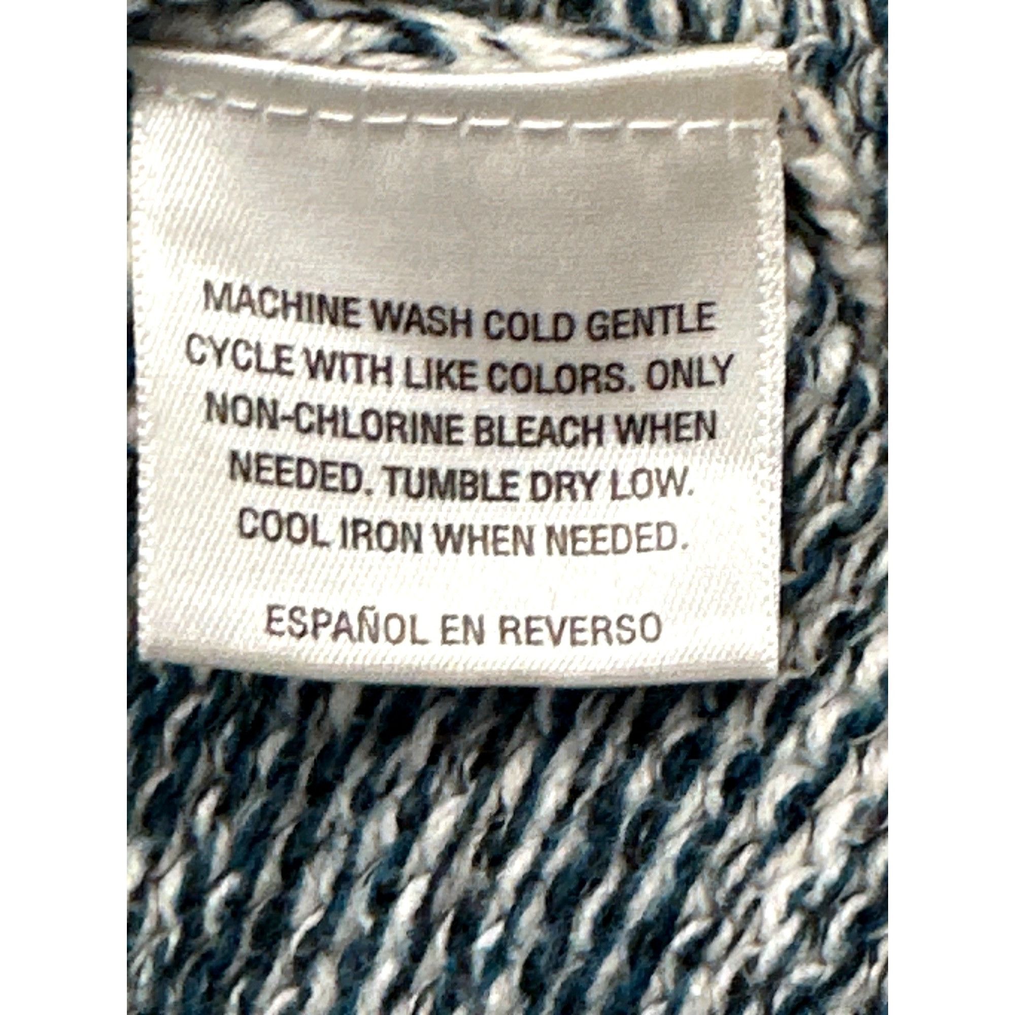 Other CCC Heathered Blue White Cap Sleeve Knit Dress Marine Layer Size M / US 6-8 / IT 42-44 - 6 Thumbnail