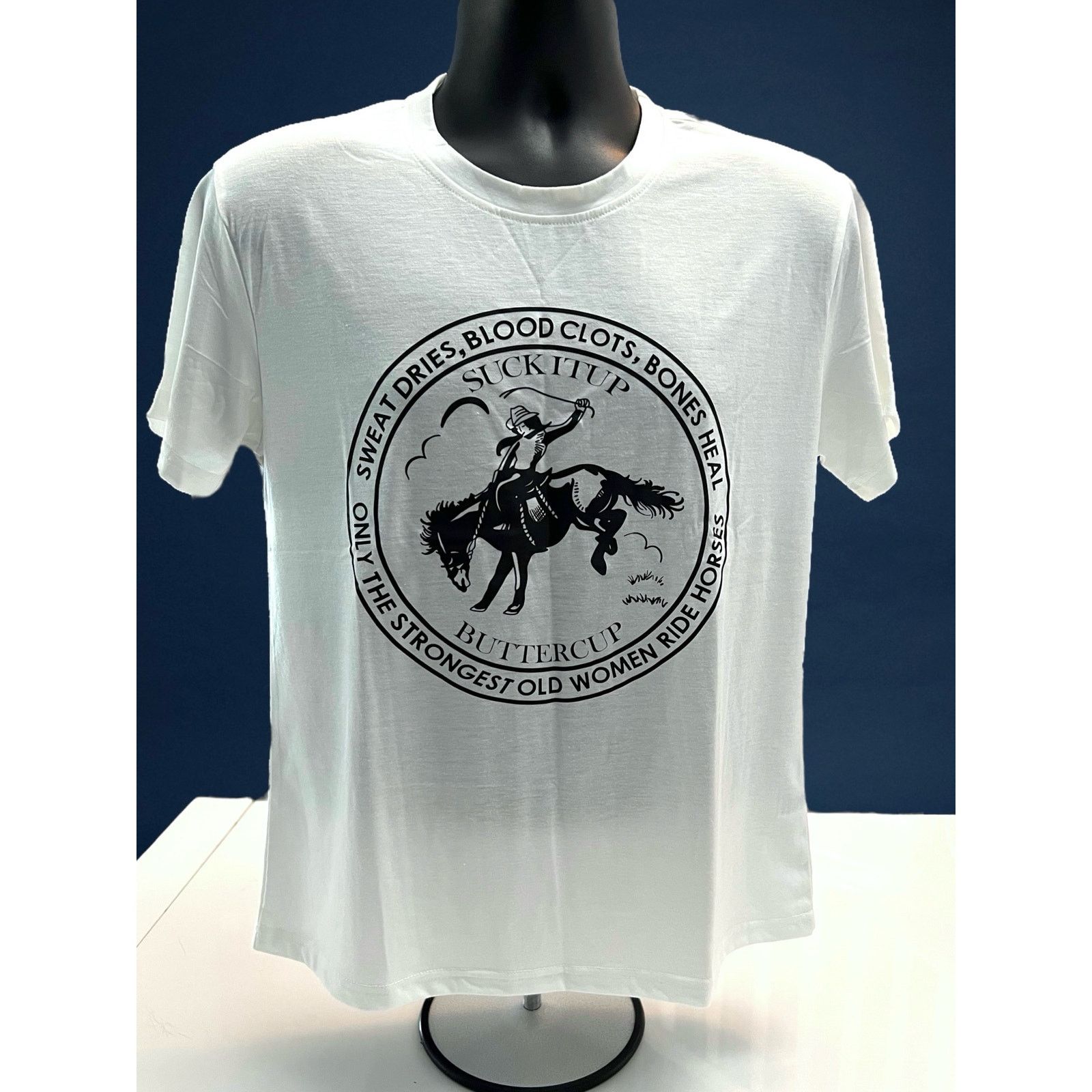 Other Suck It Up Buttercup Only Strongest Old Women Ride Horses Size M / US 6-8 / IT 42-44 - 1 Thumbnail