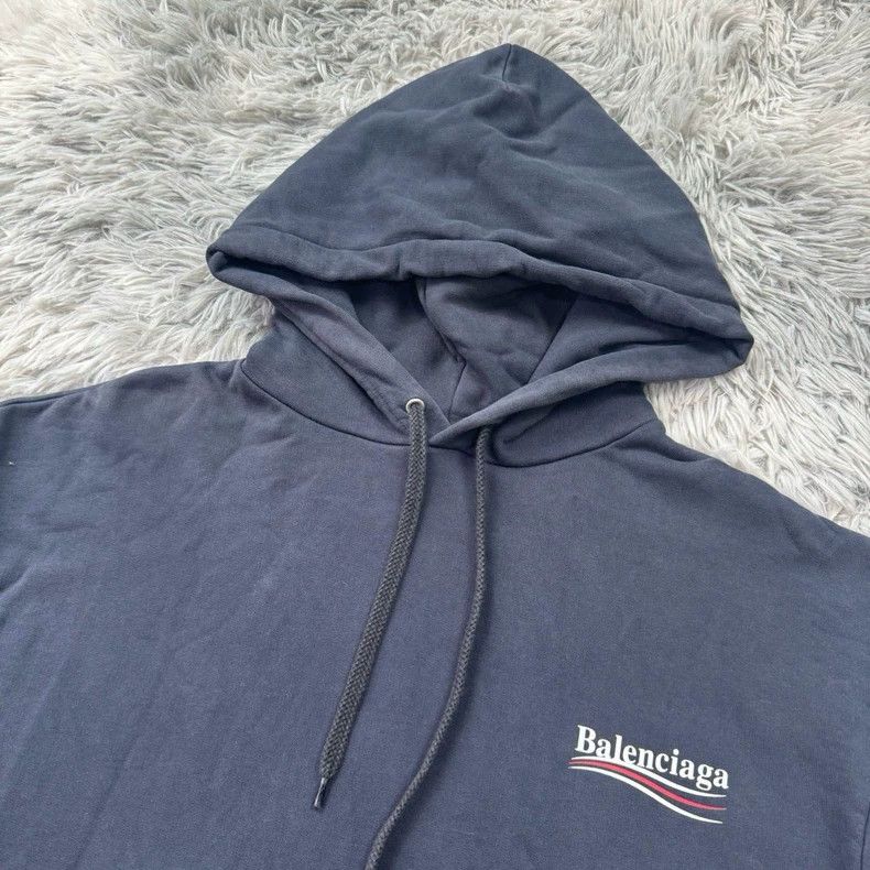 Balenciaga Balenciaga Coke sweater navy blue Size US L / EU 52-54 / 3 - 2 Thumbnail
