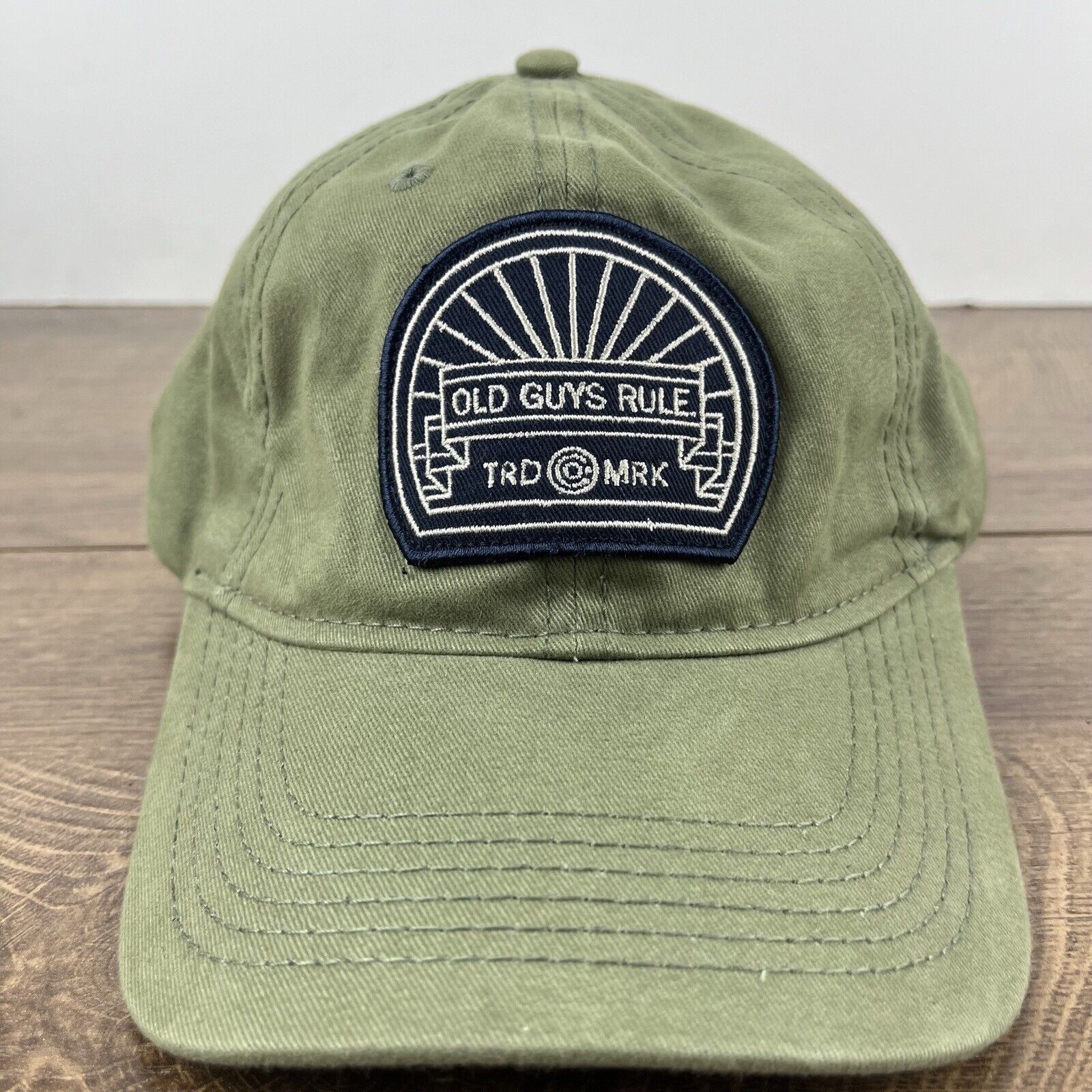 Other Old Guys Rule Hat Old Guys Hat Green Hat Adjustable Hat Gree Size ONE SIZE - 5 Thumbnail