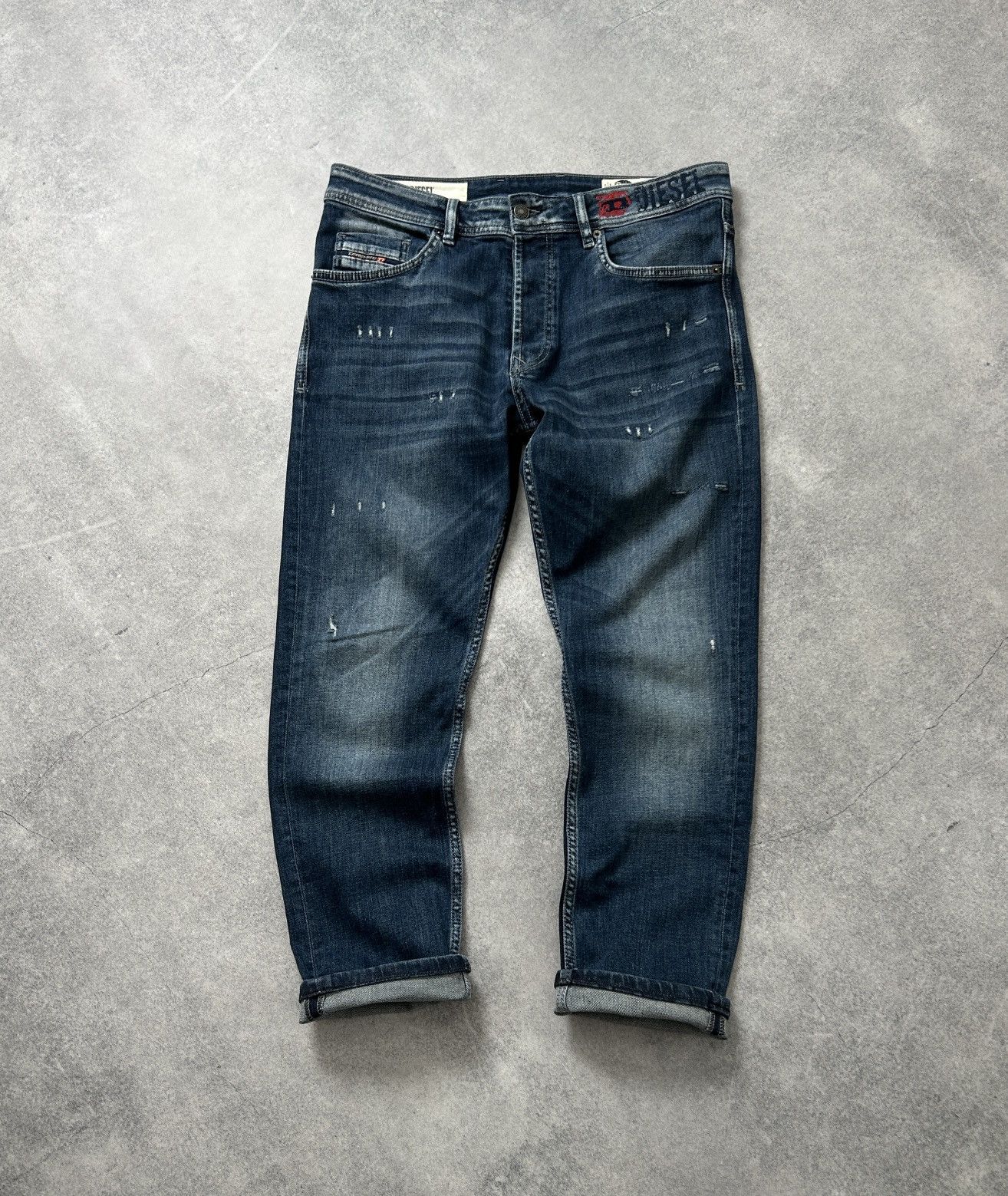 Diesel Diesel D-EETER jeans mens skinny distressed mens size 32/33 Size US 32 / EU 48 - 1 Thumbnail