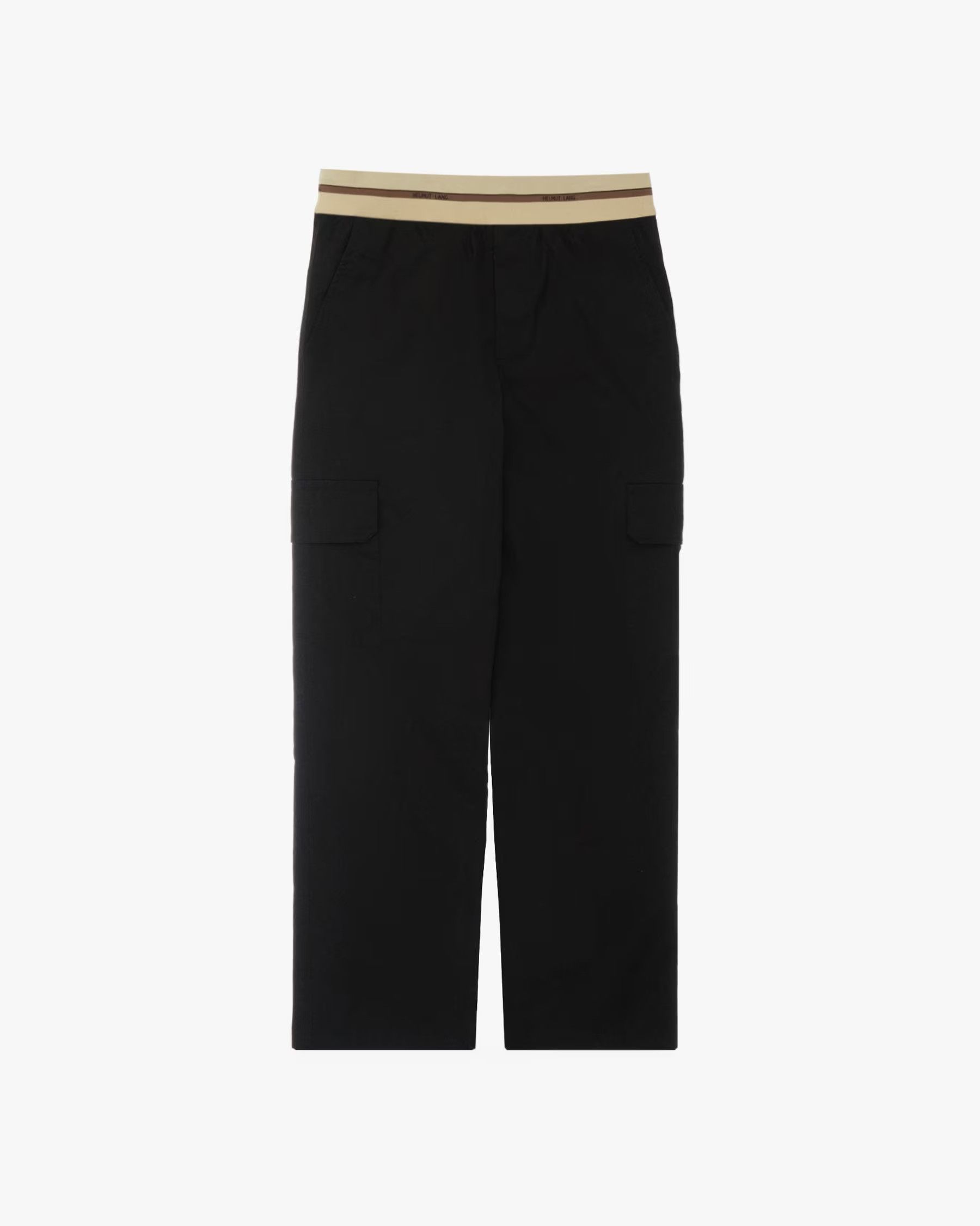 image of Helmut Lang O1C11T2Y0124 Logo Wb Waist Belt Pant In Black, Men's (Size 32)