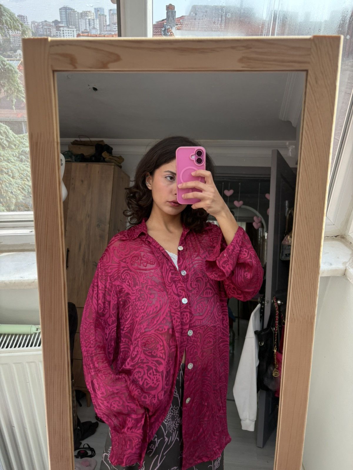 Vintage Silk and Cashmere shirt Size XL / US 12-14 / IT 48-50 - 1 Thumbnail