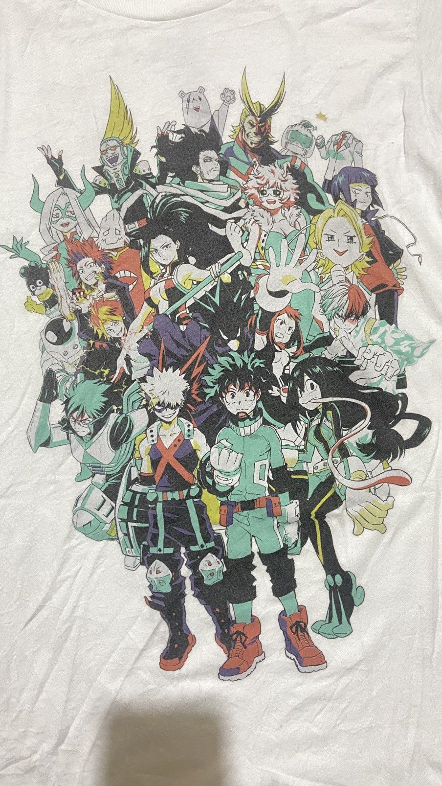 Anime × Japanese Brand Official Anime My Hero Academia All Hero Tee Size US S / EU 44-46 / 1 - 3 Thumbnail