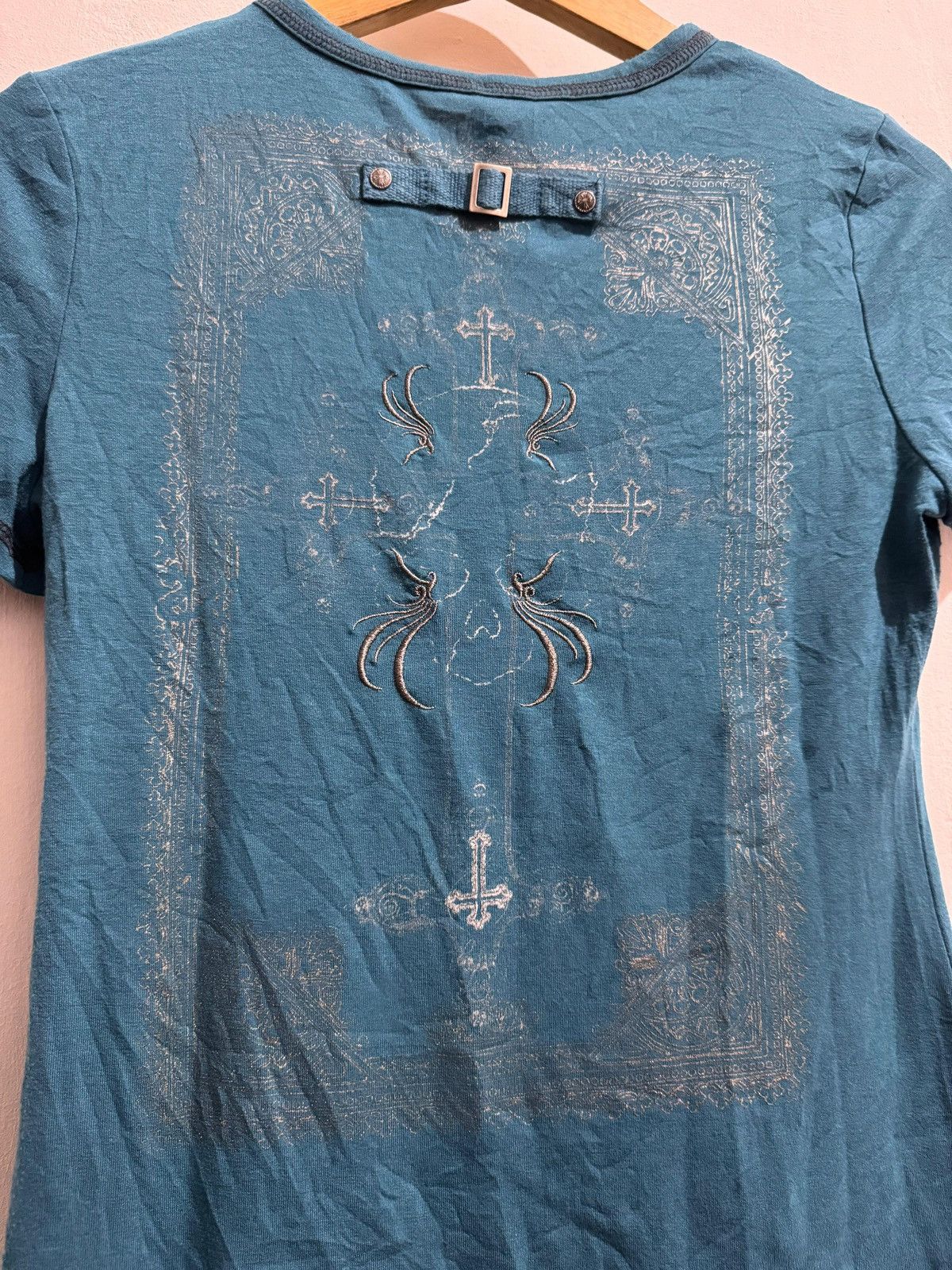 If Six Was Nine Y2k Ozz Croce ifsixwasnine poem gothic tshirt Size M / US 6-8 / IT 42-44 - 3 Thumbnail