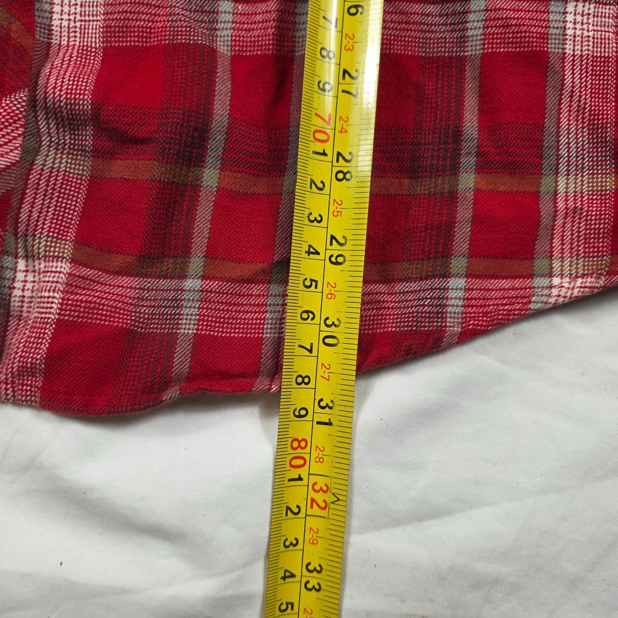 Old Navy Old Navy Vintage Flannels Mens Size XL Western Shirt Red Pla Size US XL / EU 56 / 4 - 9 Thumbnail