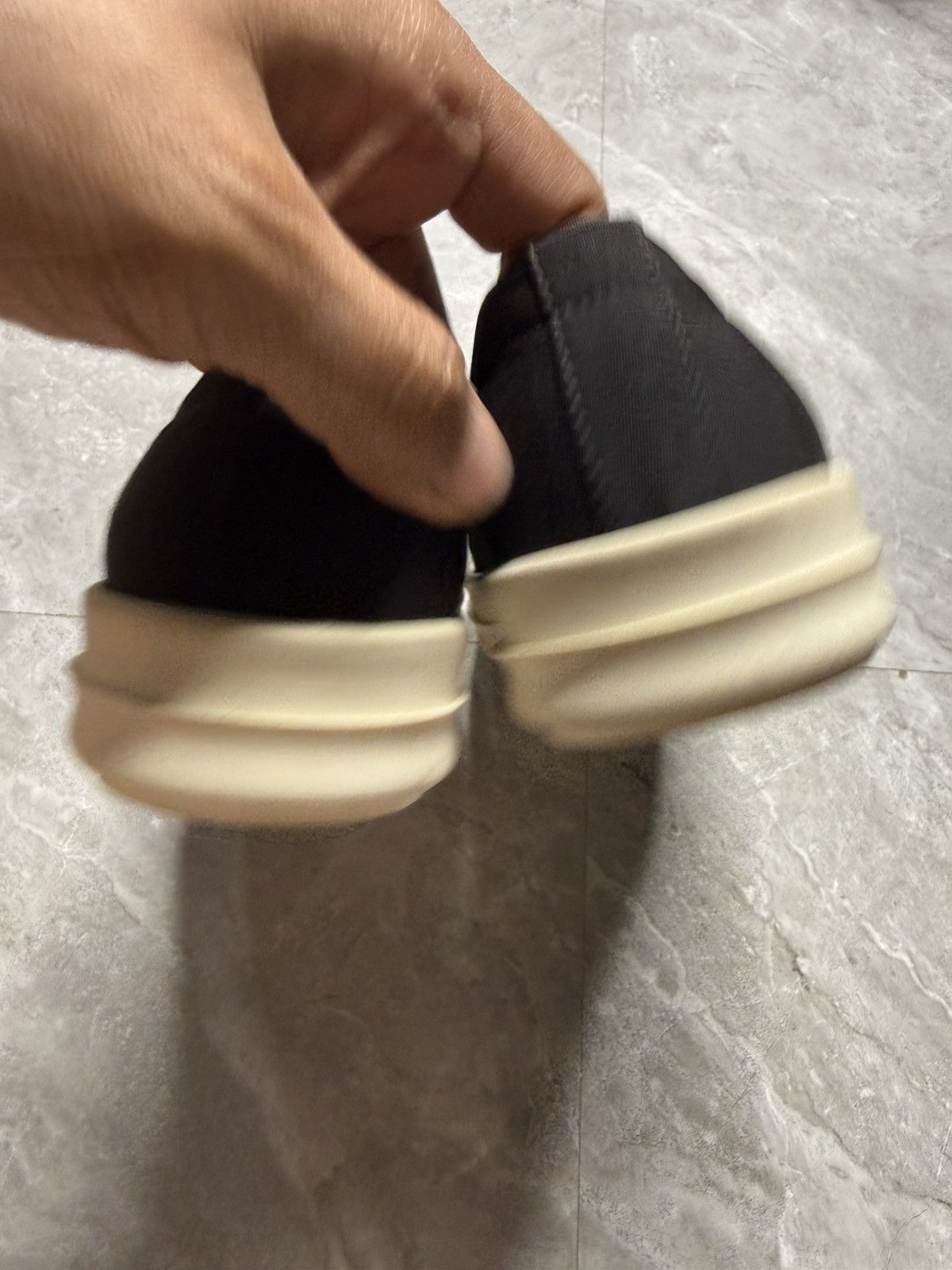 Rick Owens Drkshdw Rick Owens Drkshdw Nylon Low Top Boat Sneakers Size US 5 / IT 35 - 6 Thumbnail