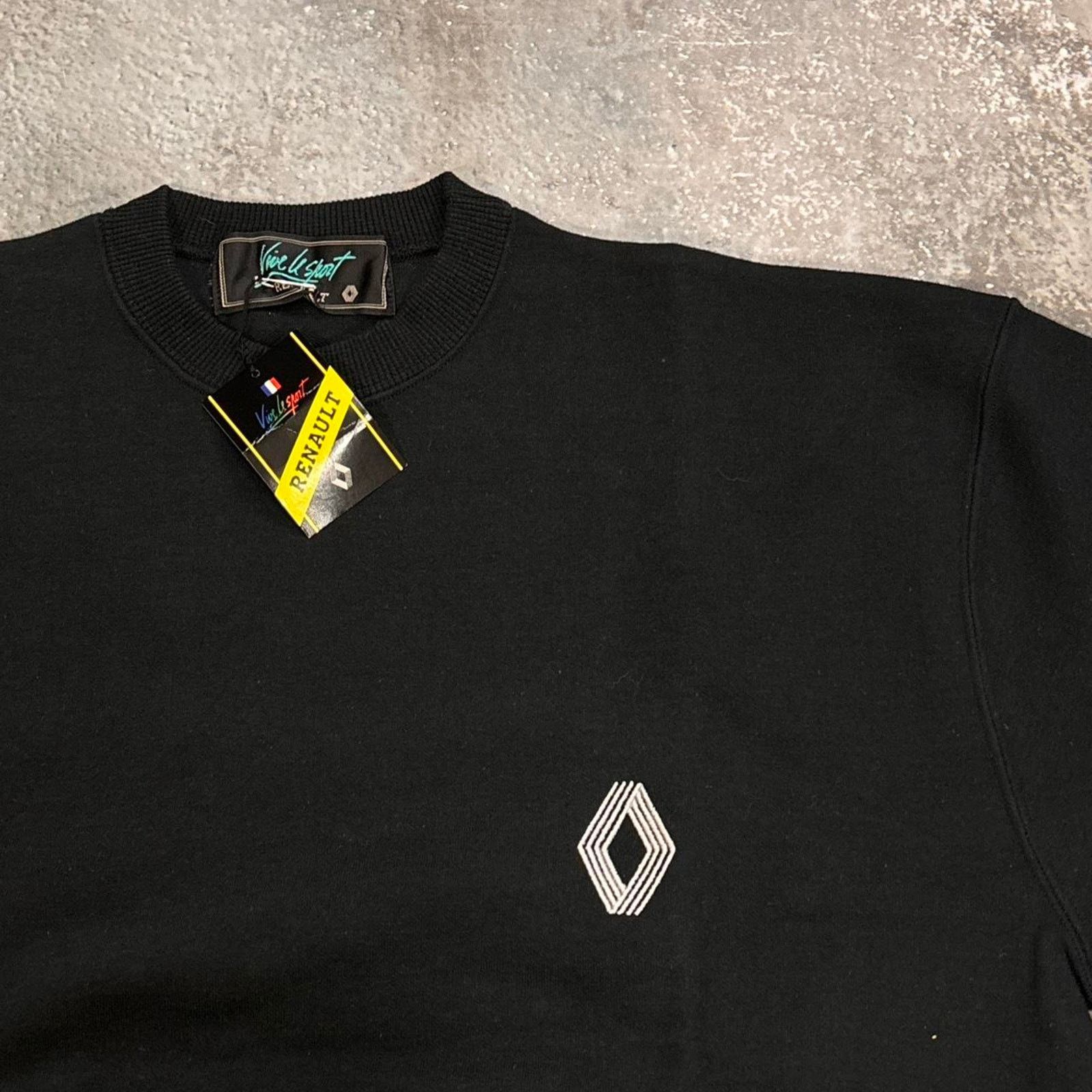 Formula 1 × Vintage Vintage 90s F1 Renault Black Sweatshirt. Vive Le Sport. XL Size US XL / EU 56 / 4 - 3 Thumbnail