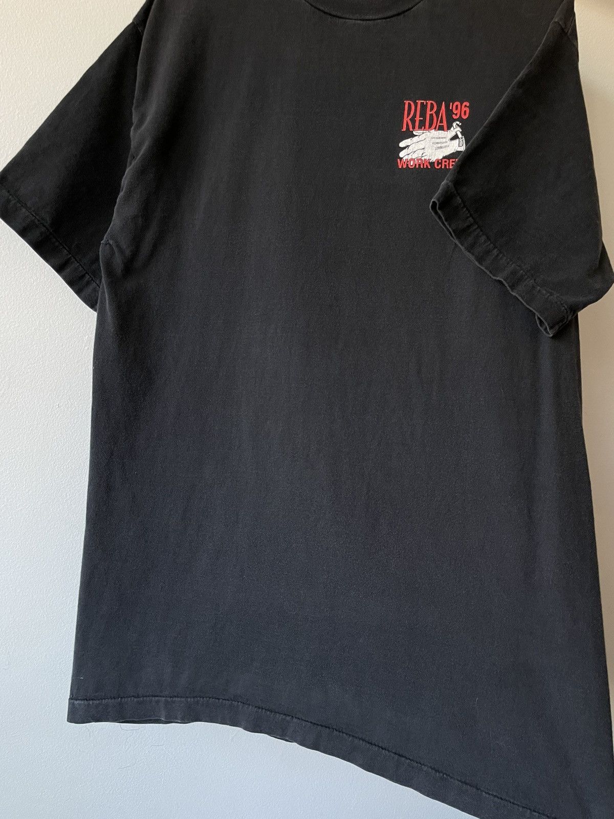 Band Tees Vintage 1996 Reba Work Crew Tour tee Size US XL / EU 56 / 4 - 5 Thumbnail