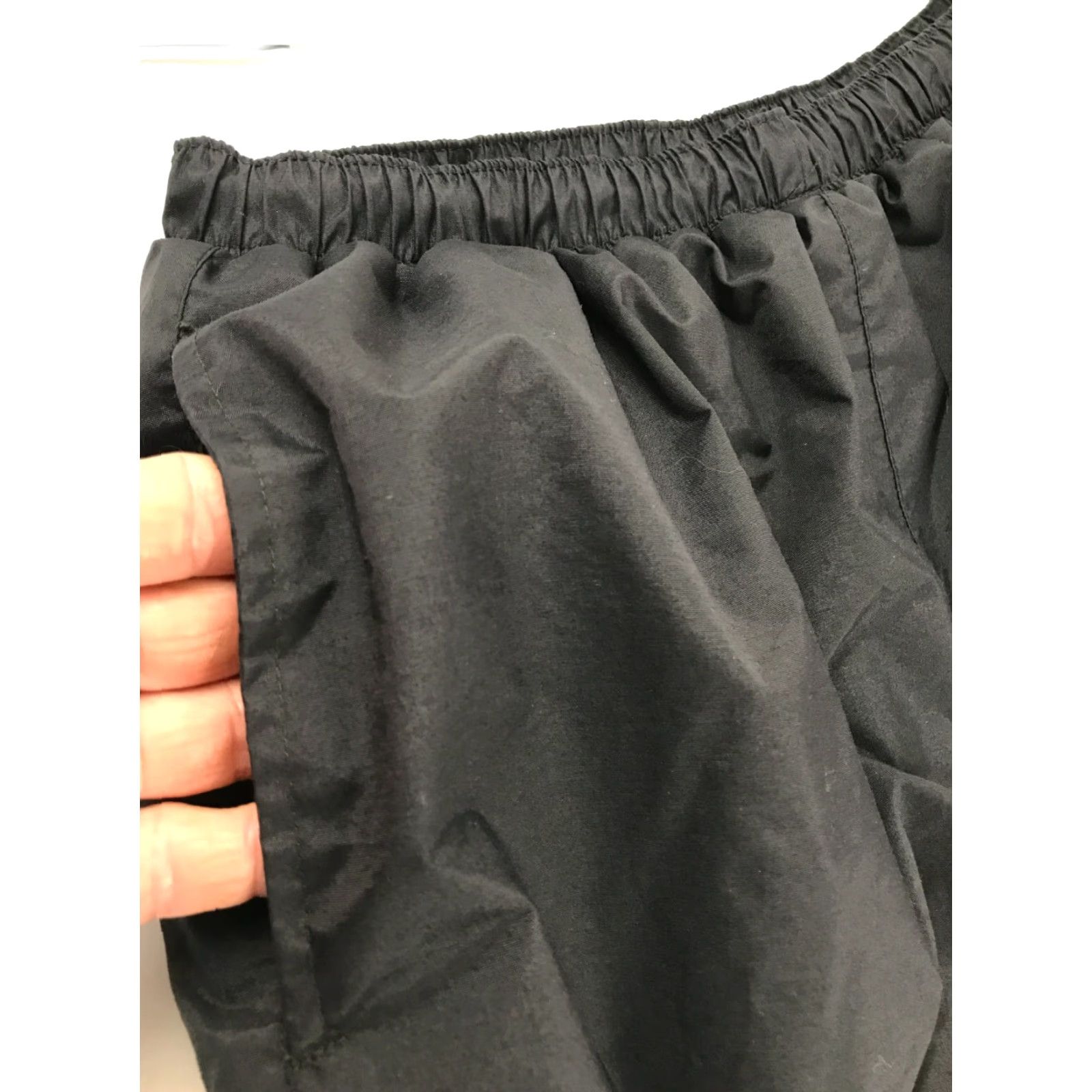 Vintage Ski Alpine Pants Men's Medium Black Insulated Pockets Windpants Sweatpants Skiing Activewear Size US 28 / EU 44 - 3 Thumbnail